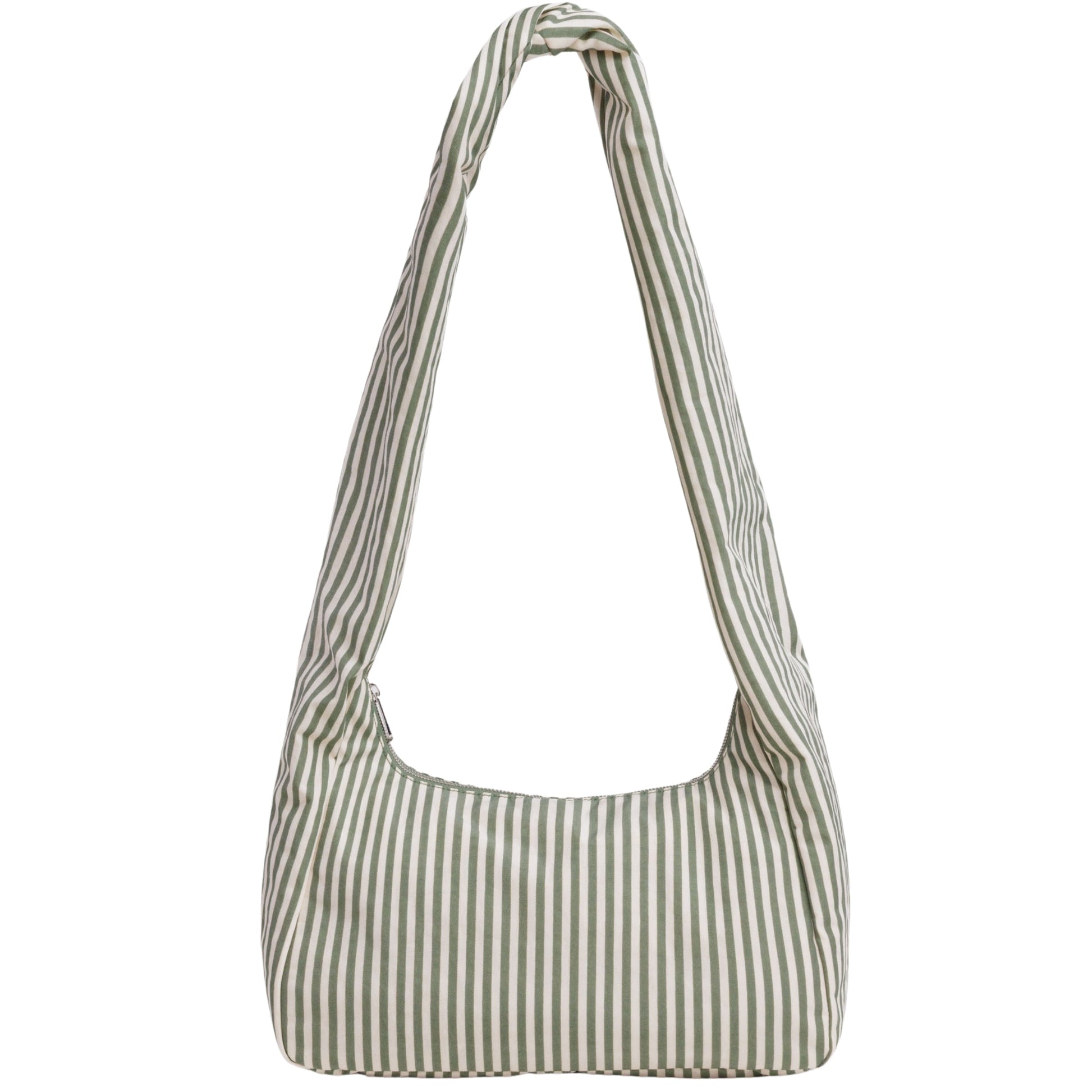 Baggu Nylon Meringue Bag in Sage Stripe