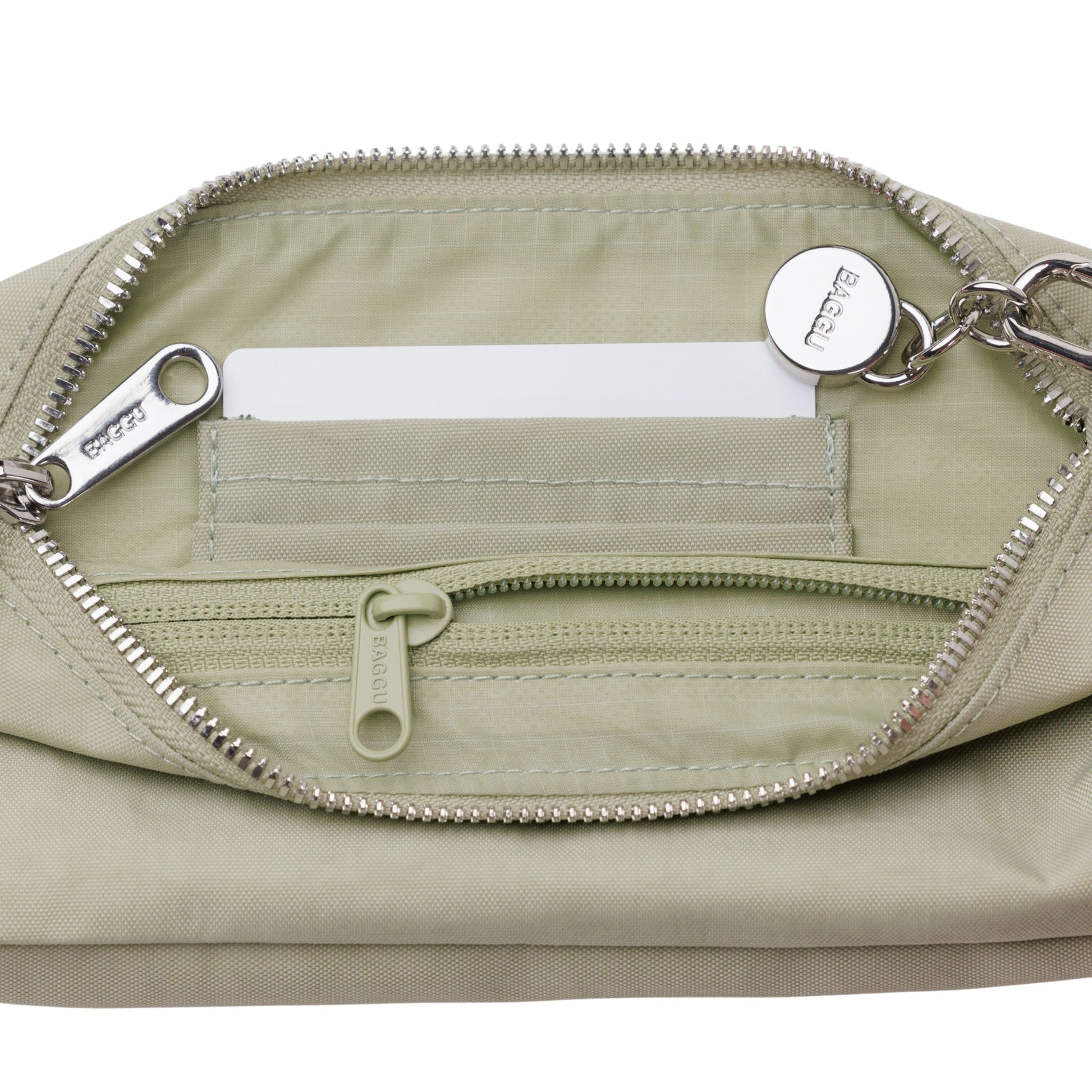 Baggu Nylon Pochette in Celadon