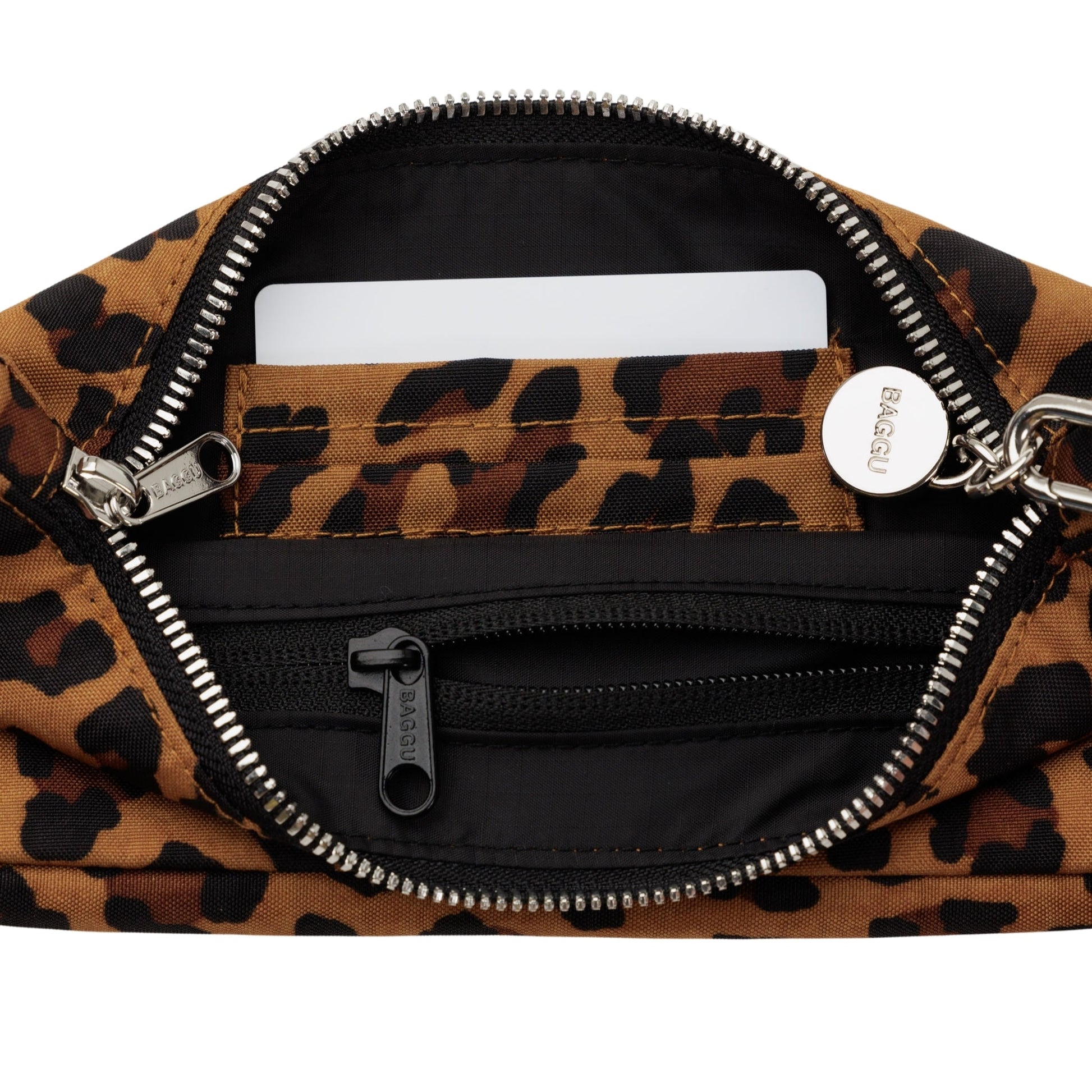 Baggu Nylon Pochette in Leopard
