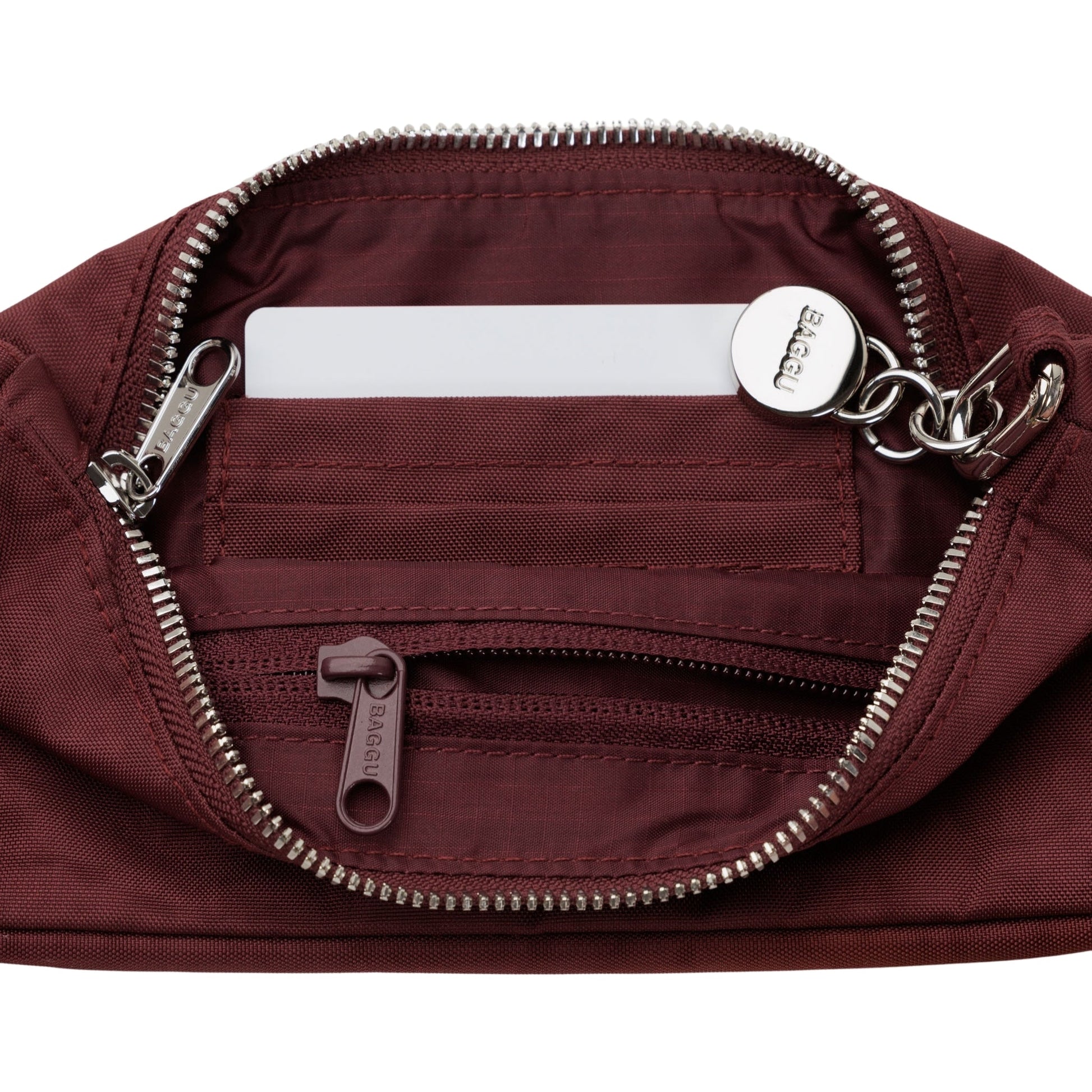 Baggu Nylon Pochette in Mahogany