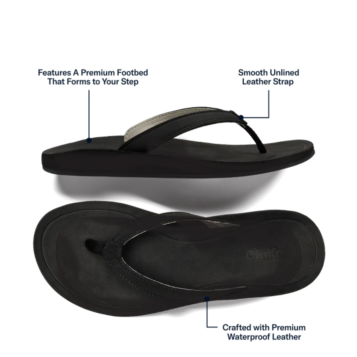 OluKai Women's Southshore in Lava Rock