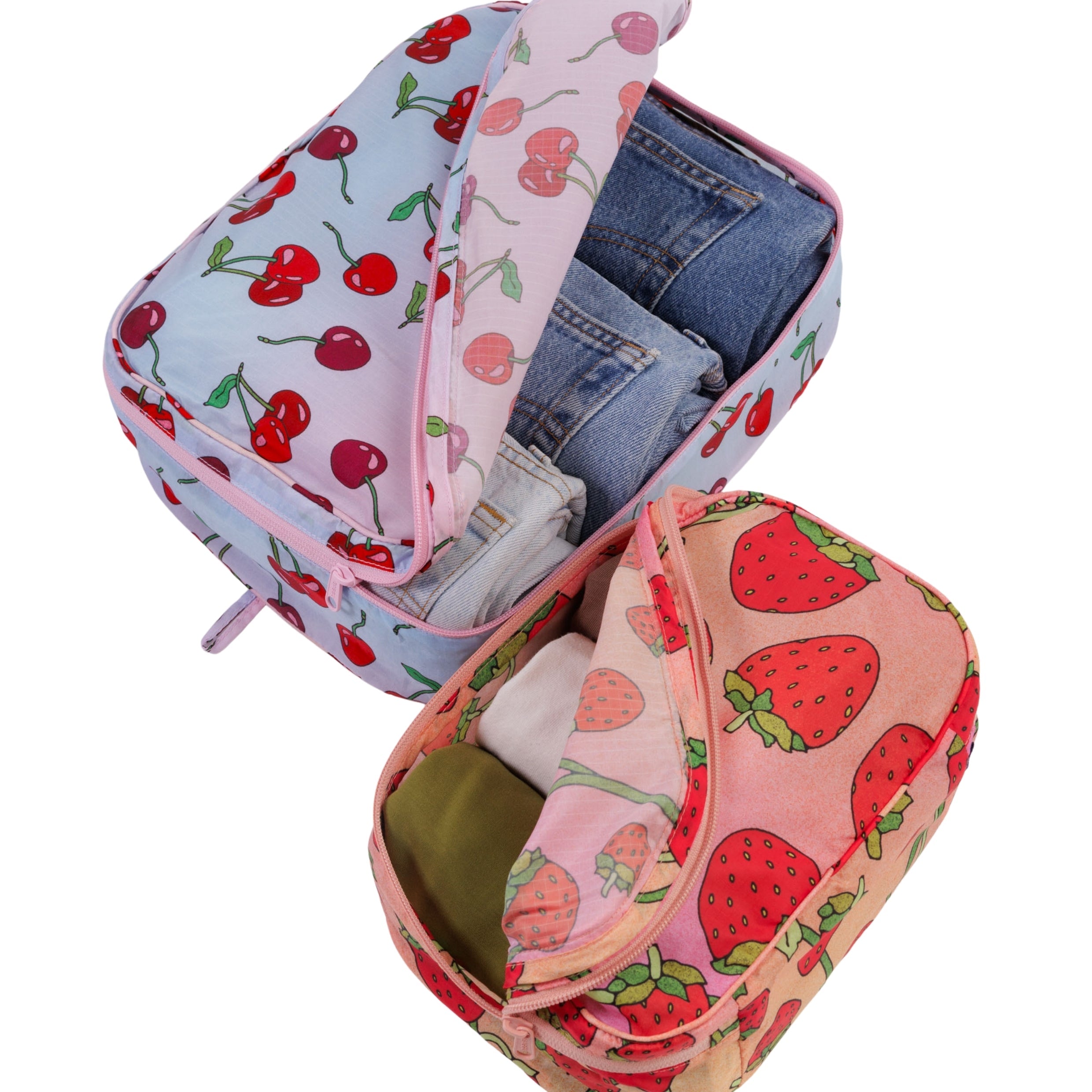 Baggu Packing Cube Set in Berries