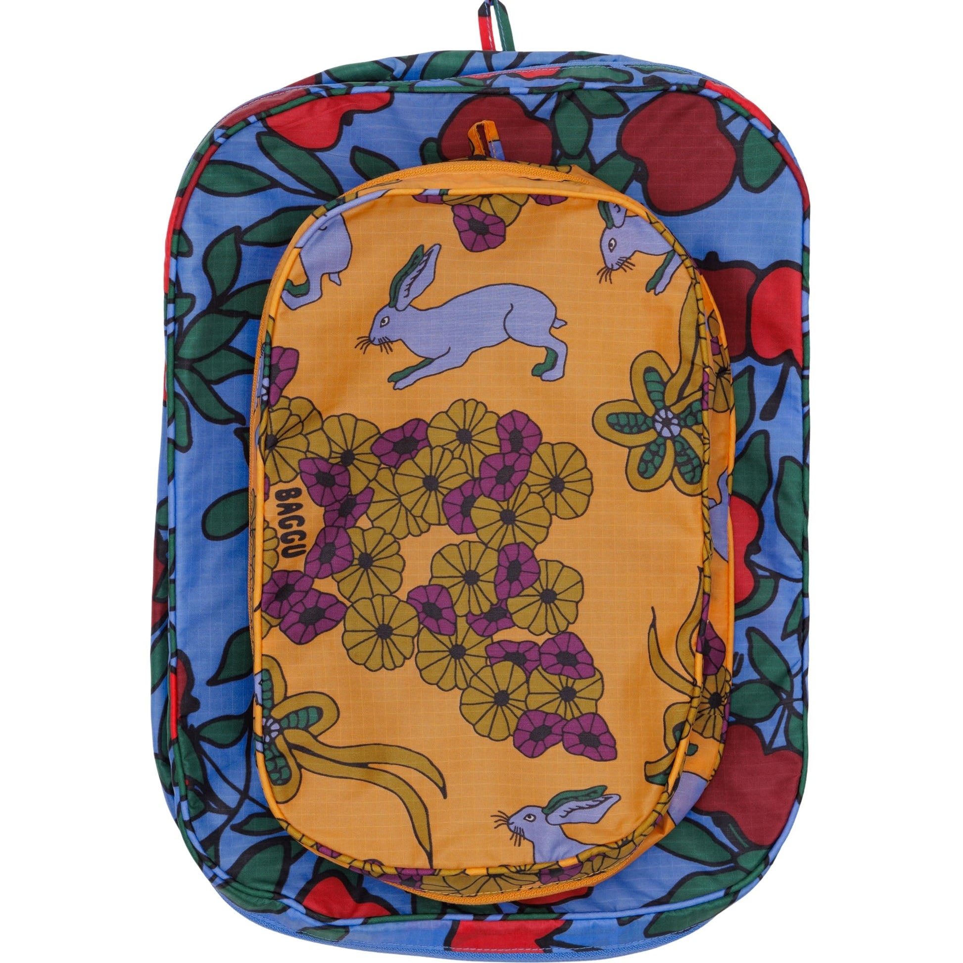 Baggu Packing Cube Set in Night Orchard