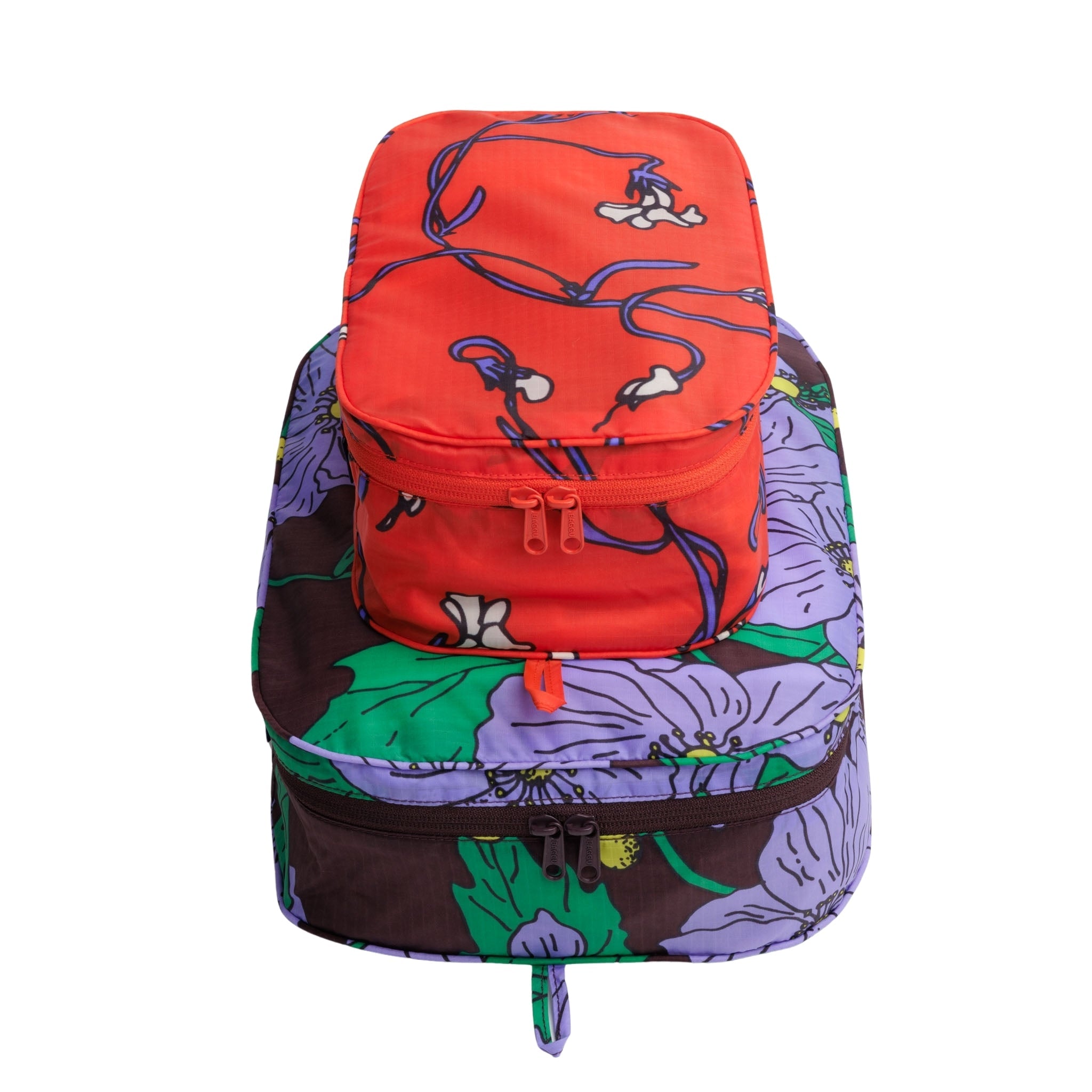 Baggu Packing Cube Set in Poppy Mix