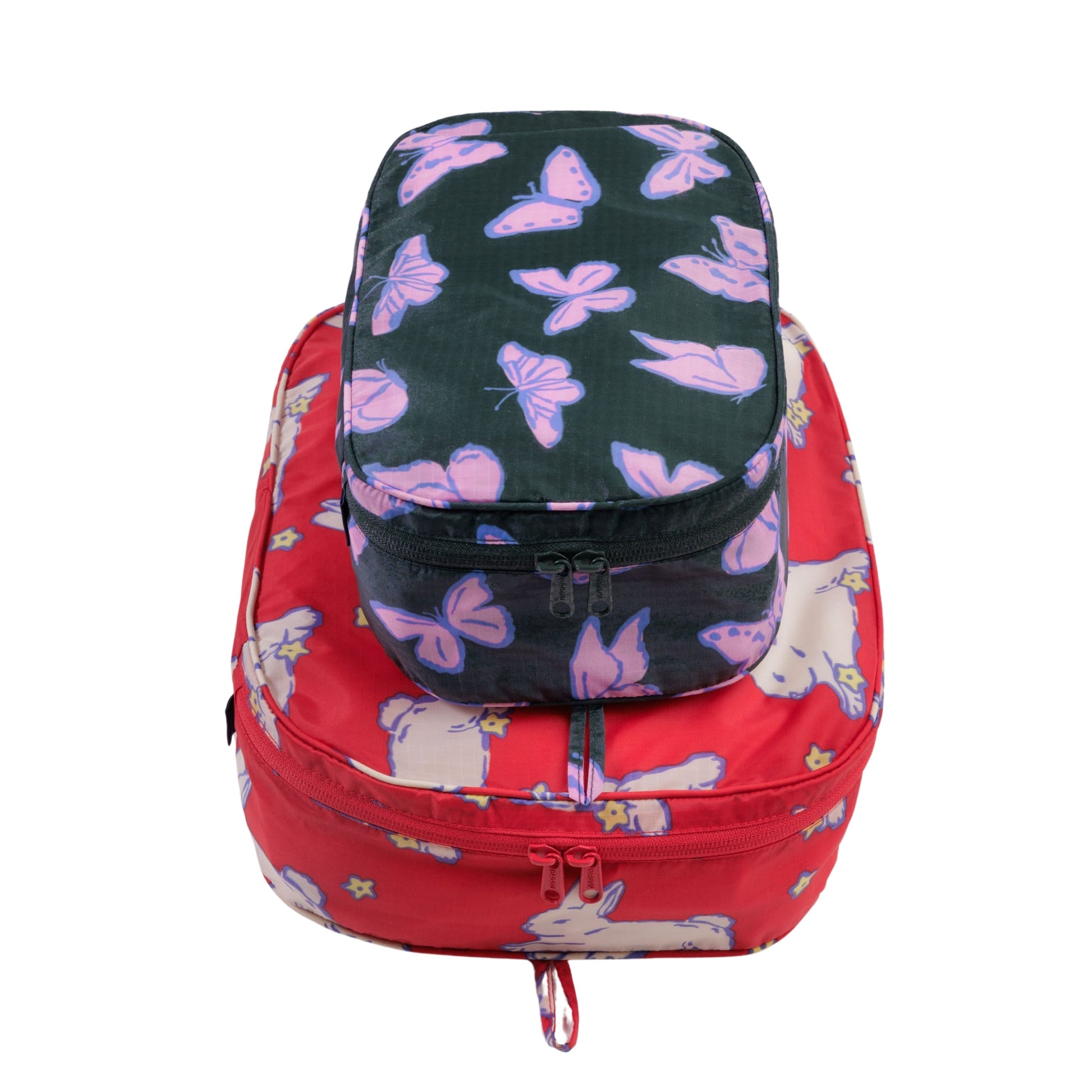 Baggu Packing Cube Set in Spring Animals