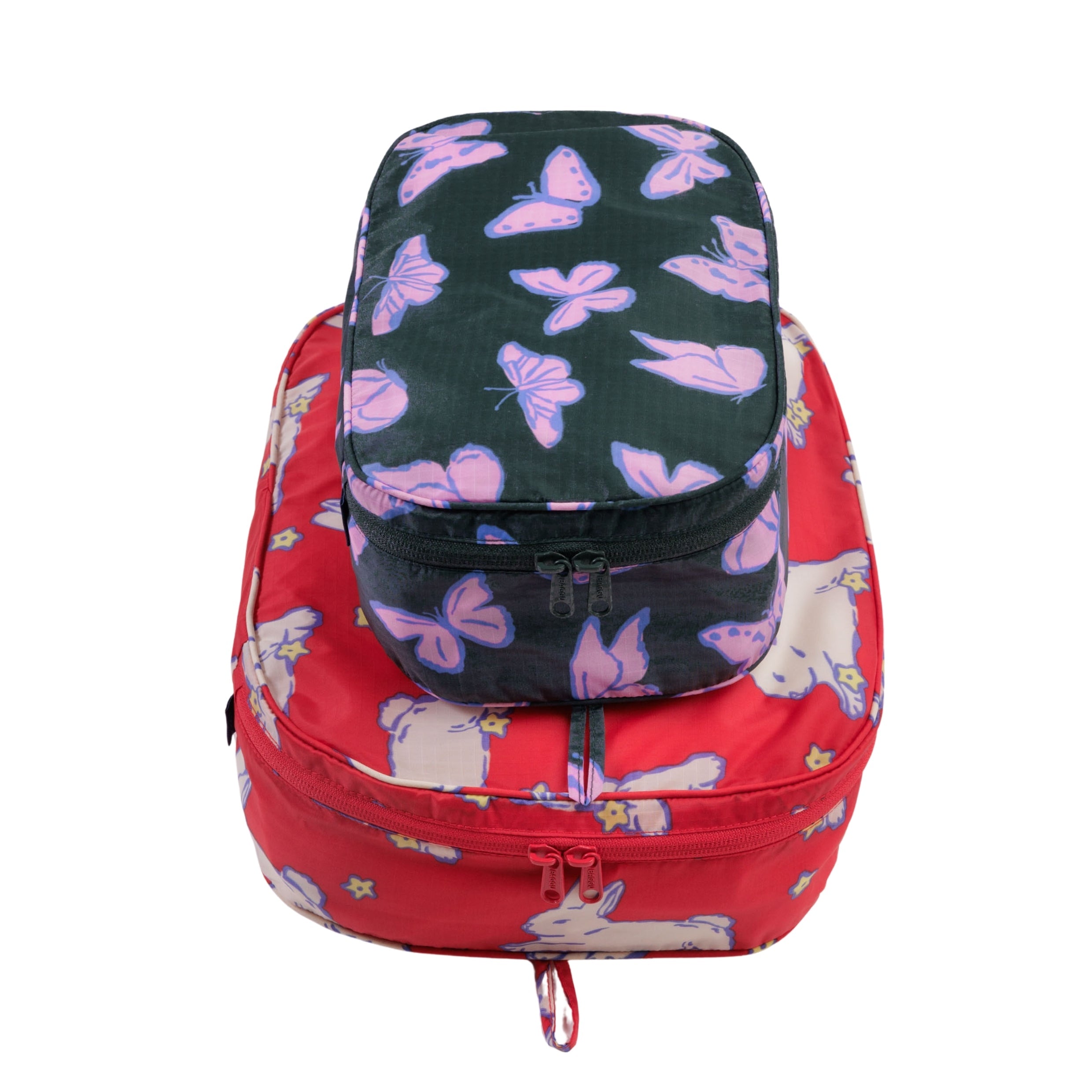 Baggu Packing Cube Set in Spring Animals