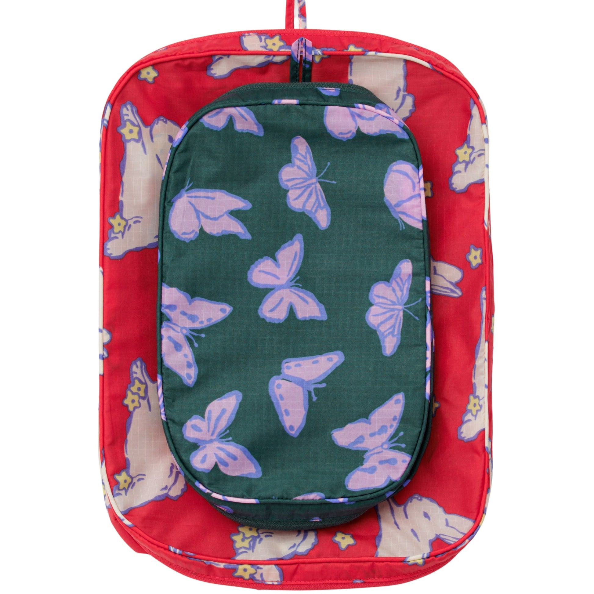 Baggu Packing Cube Set in Spring Animals