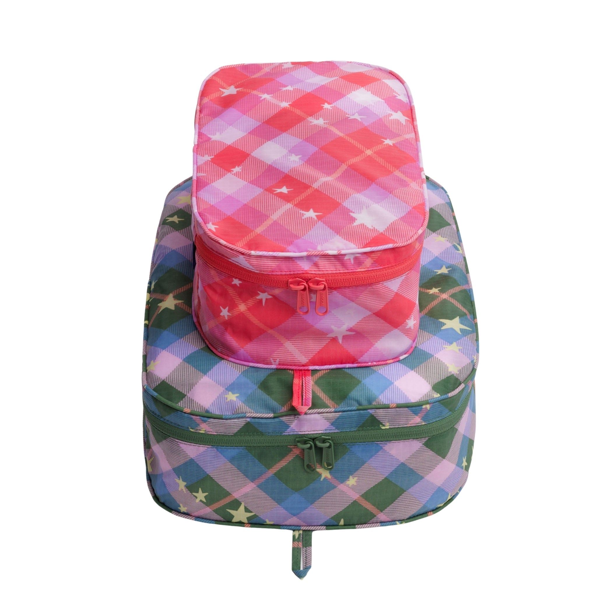 Baggu Packing Cube Set in Star Plaid
