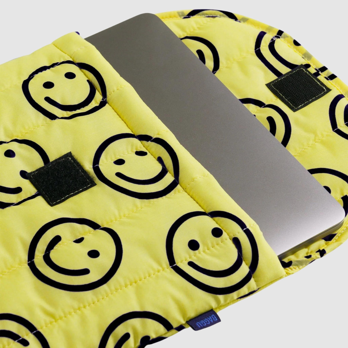 Baggu Puffy Laptop Sleeve 13&quot;/14&quot; in Yellow Happy