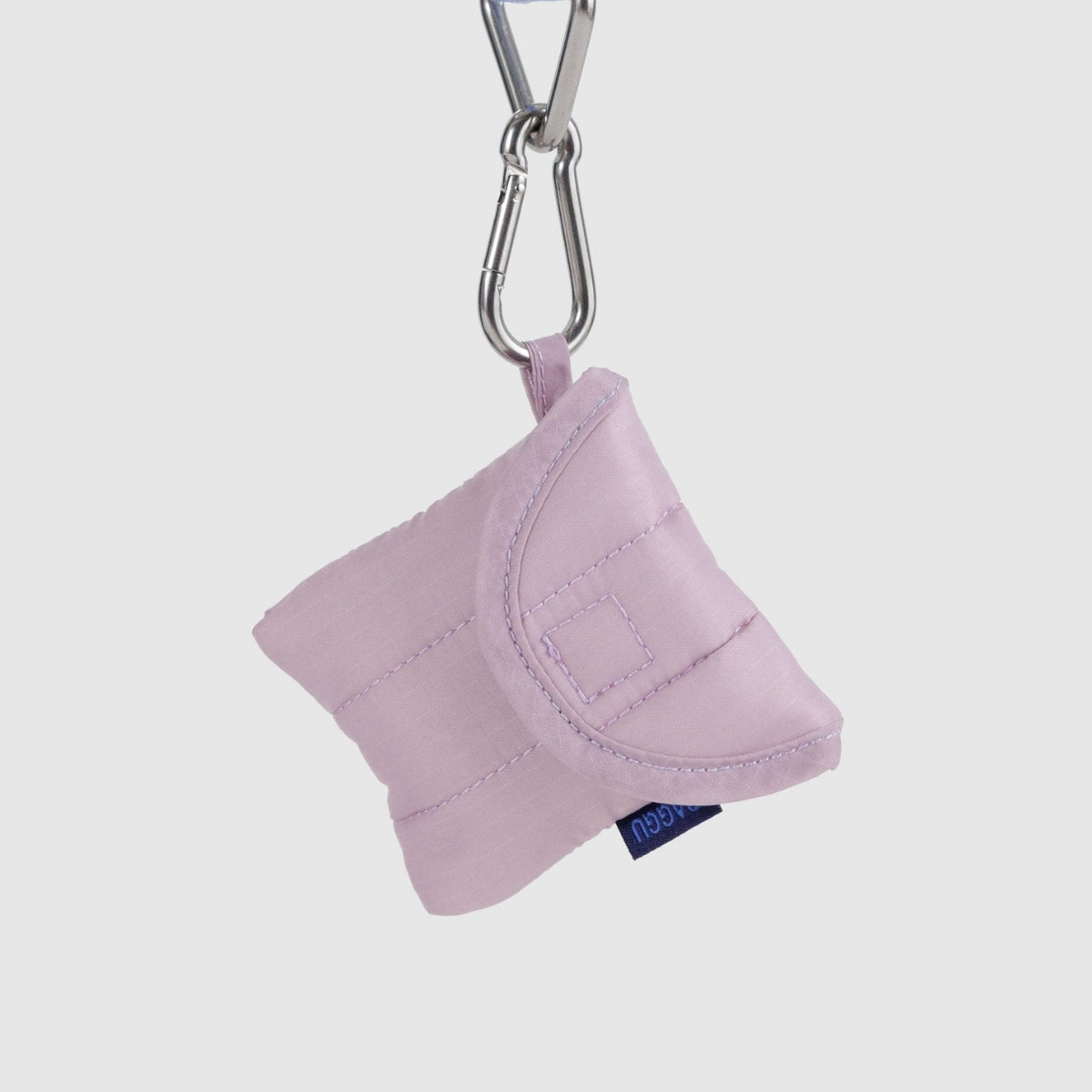 Baggu Puffy Earbuds Case in Dusty Pink