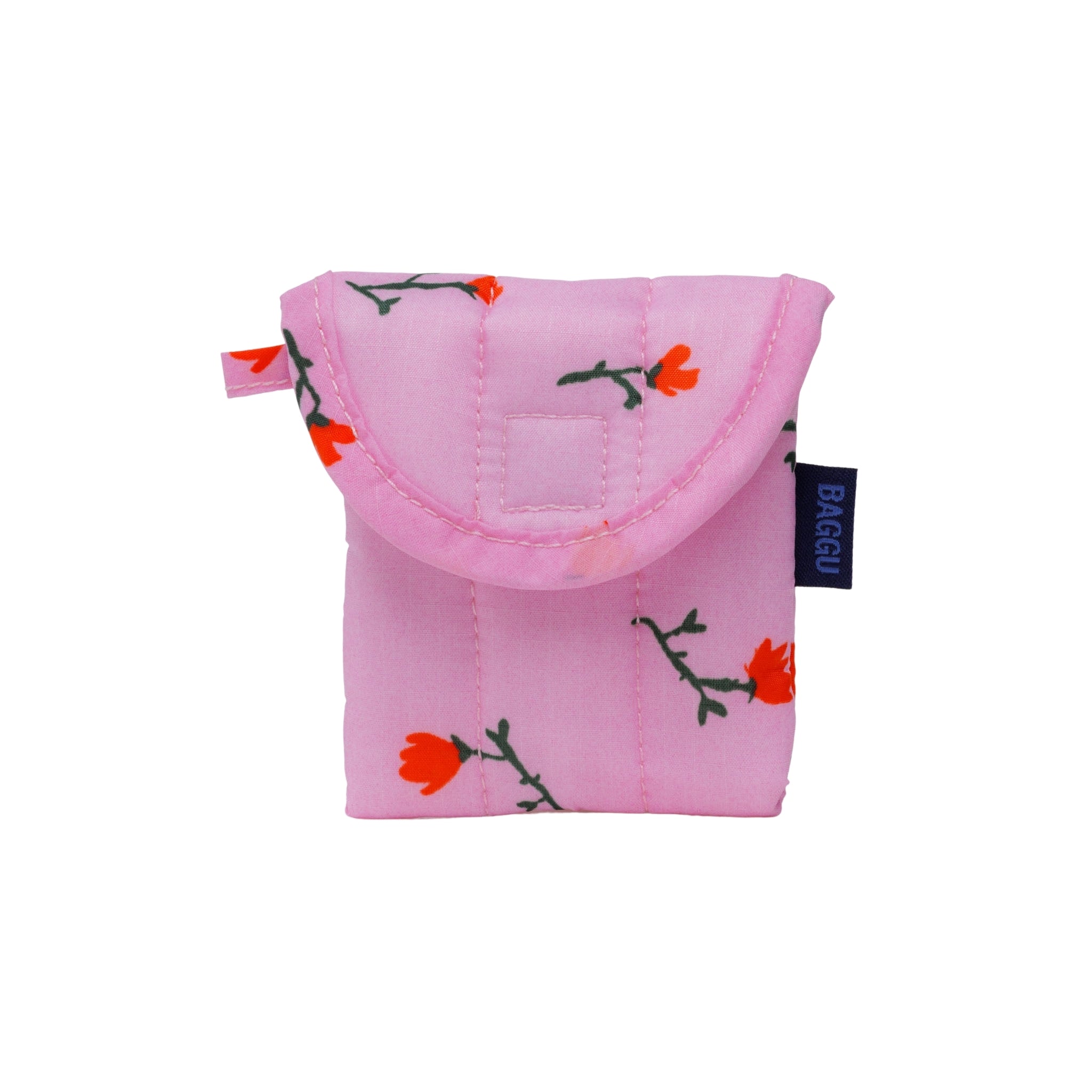Baggu Puffy Earbuds Case in Painted Wildflower