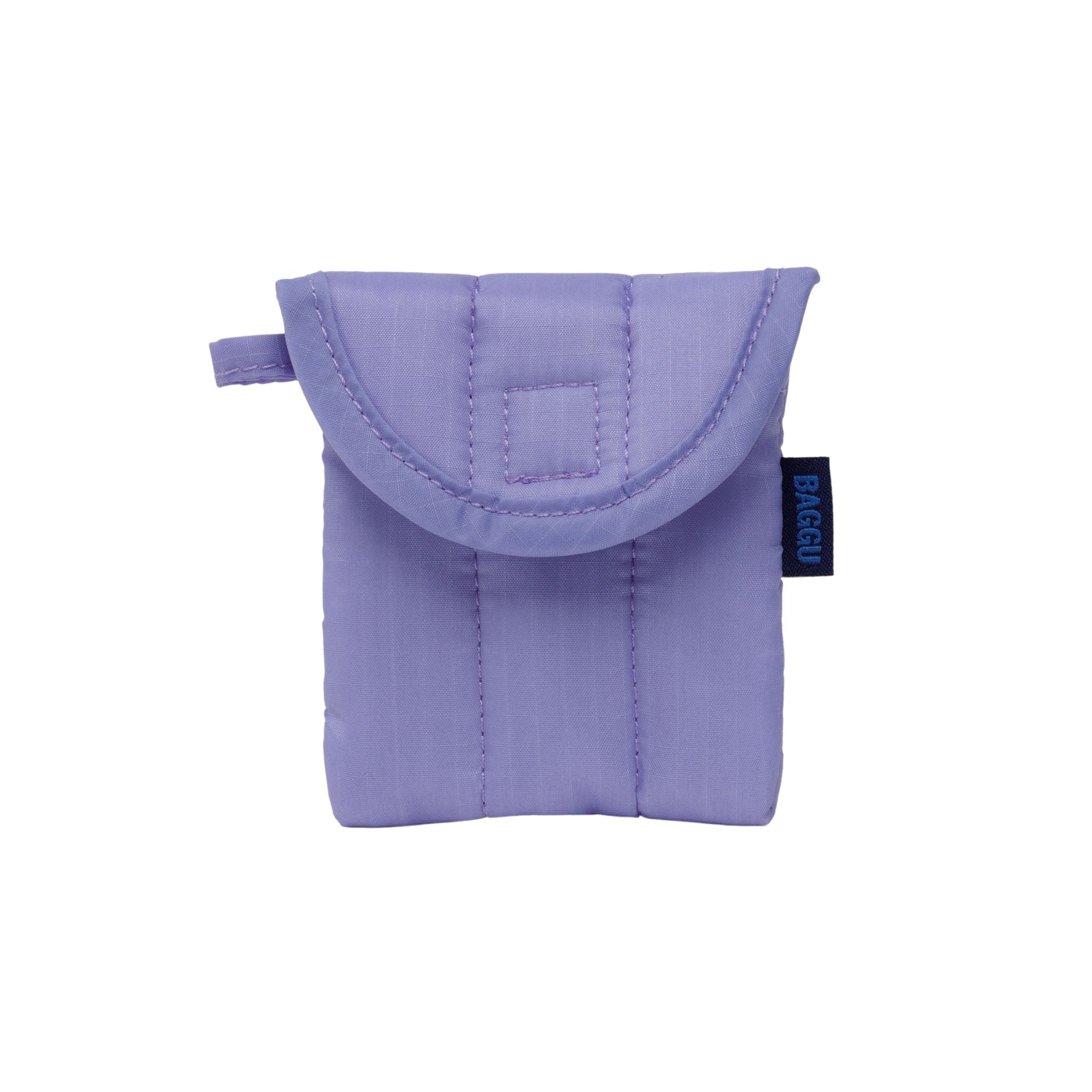 Baggu Puffy Earbuds Case in Wisteria
