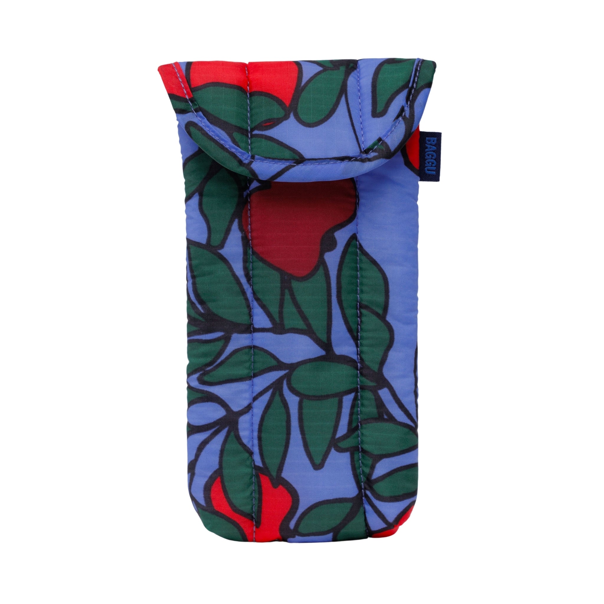 Baggu Puffy Glasses Sleeve in Apple Tree