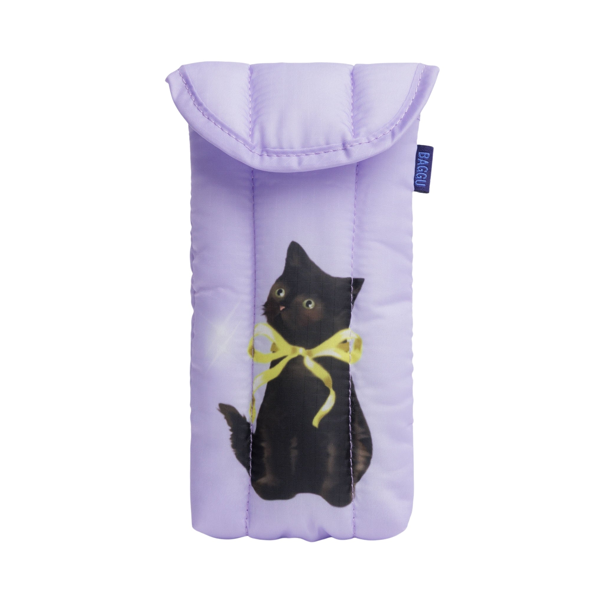 Baggu Puffy Glasses Sleeve in Fancy Cats