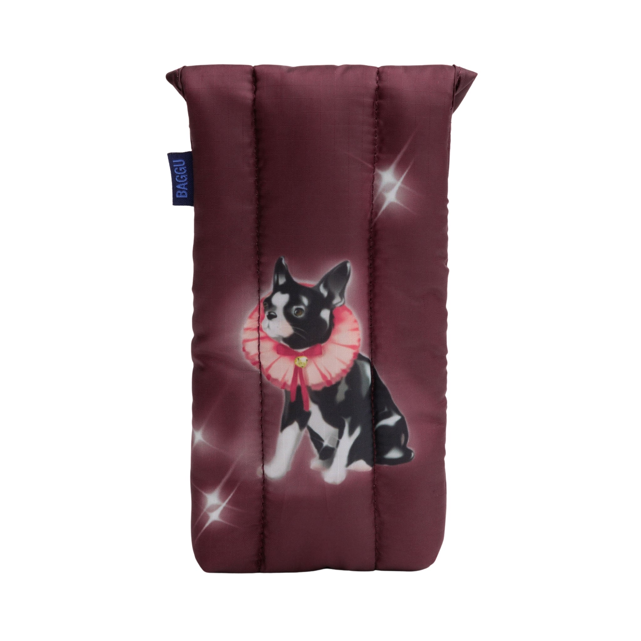 Baggu Puffy Glasses Sleeve in Fancy Dogs