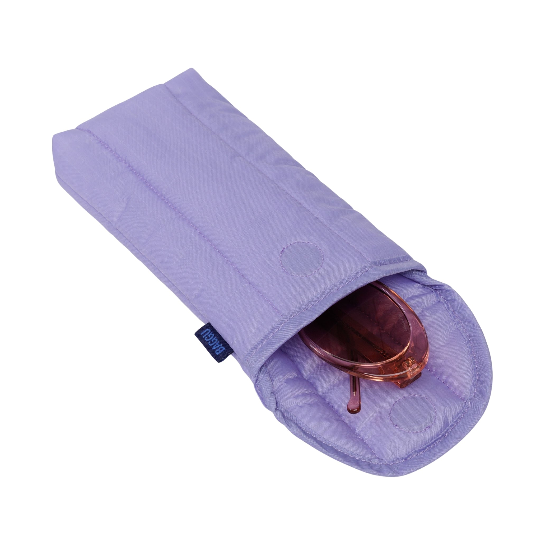 Baggu Puffy Glasses Sleeve in Wisteria