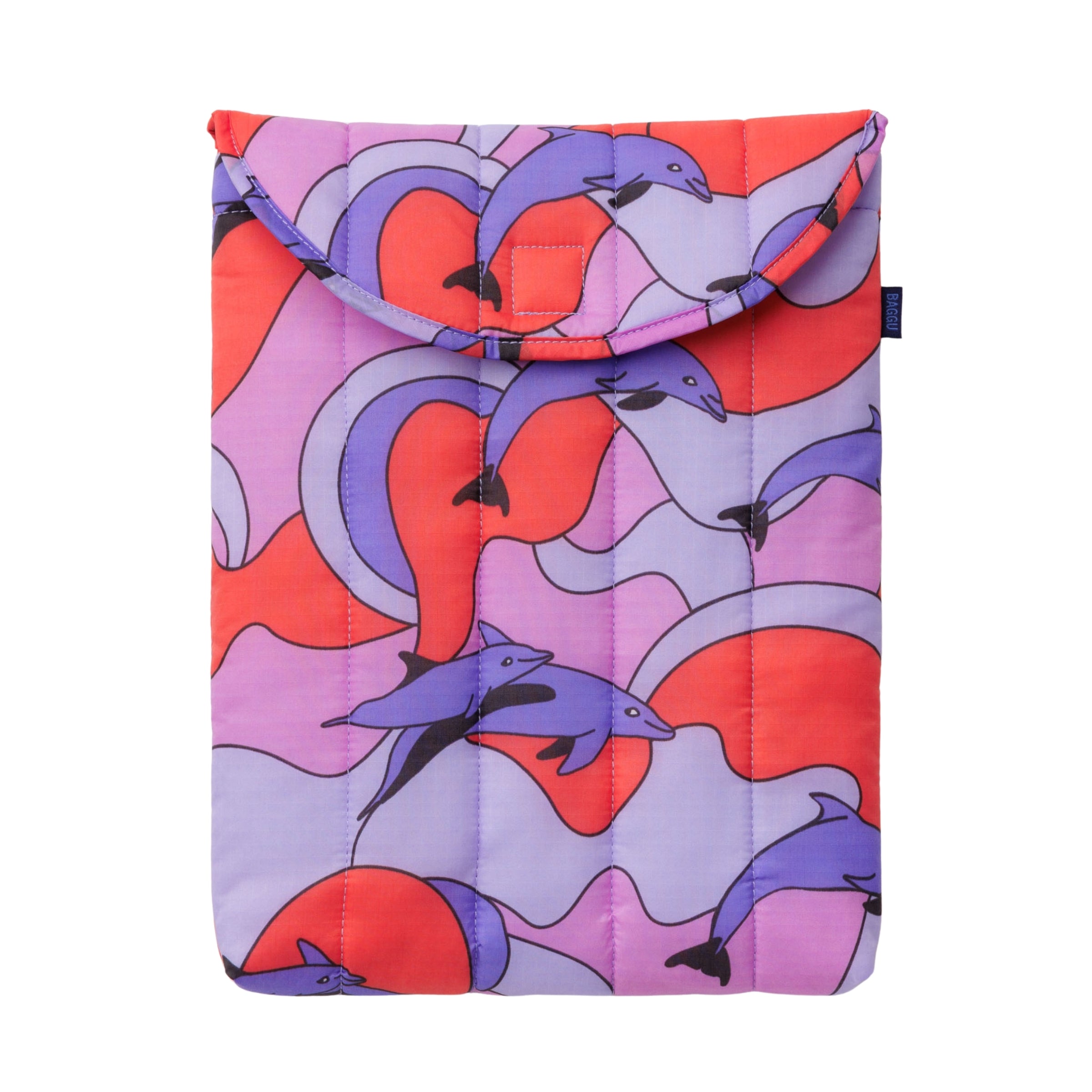 Baggu Puffy Laptop Sleeve 13"/14" in Dolphins