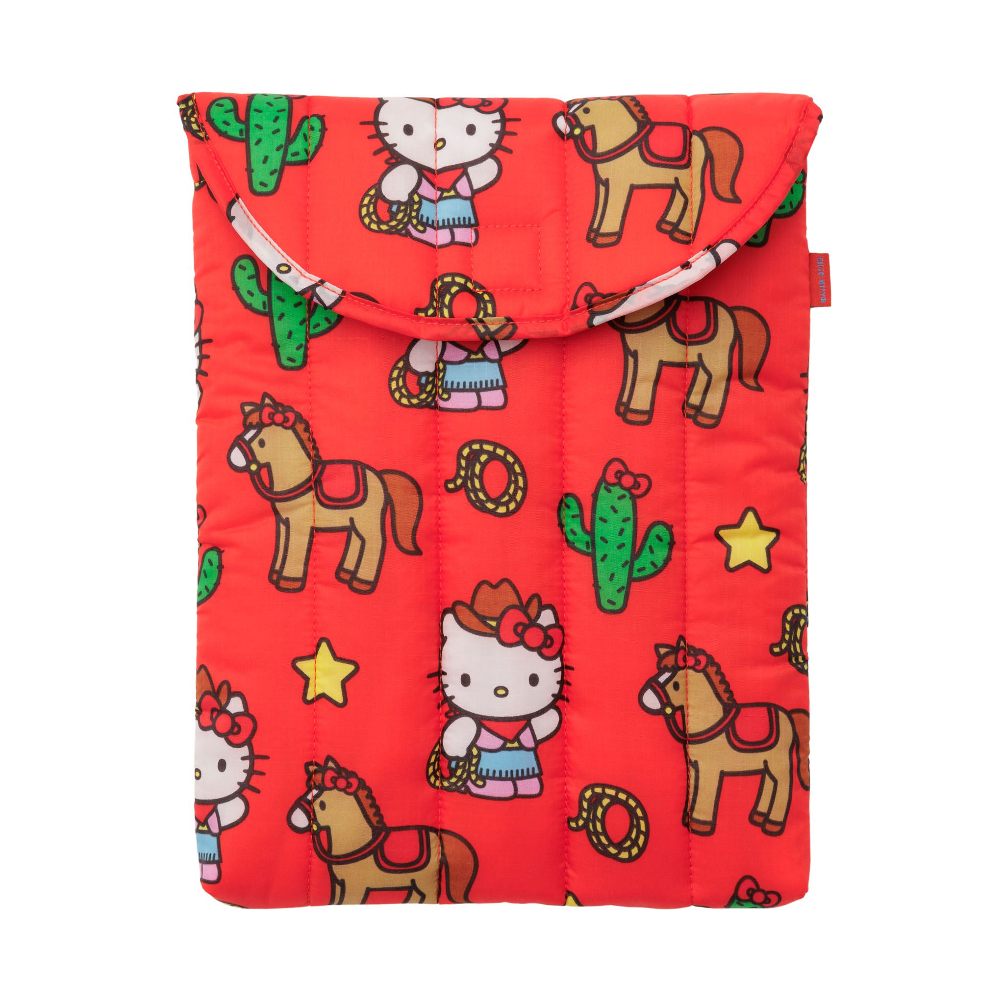 Baggu Puffy Laptop Sleeve 13"/14" in Hello Kitty Western