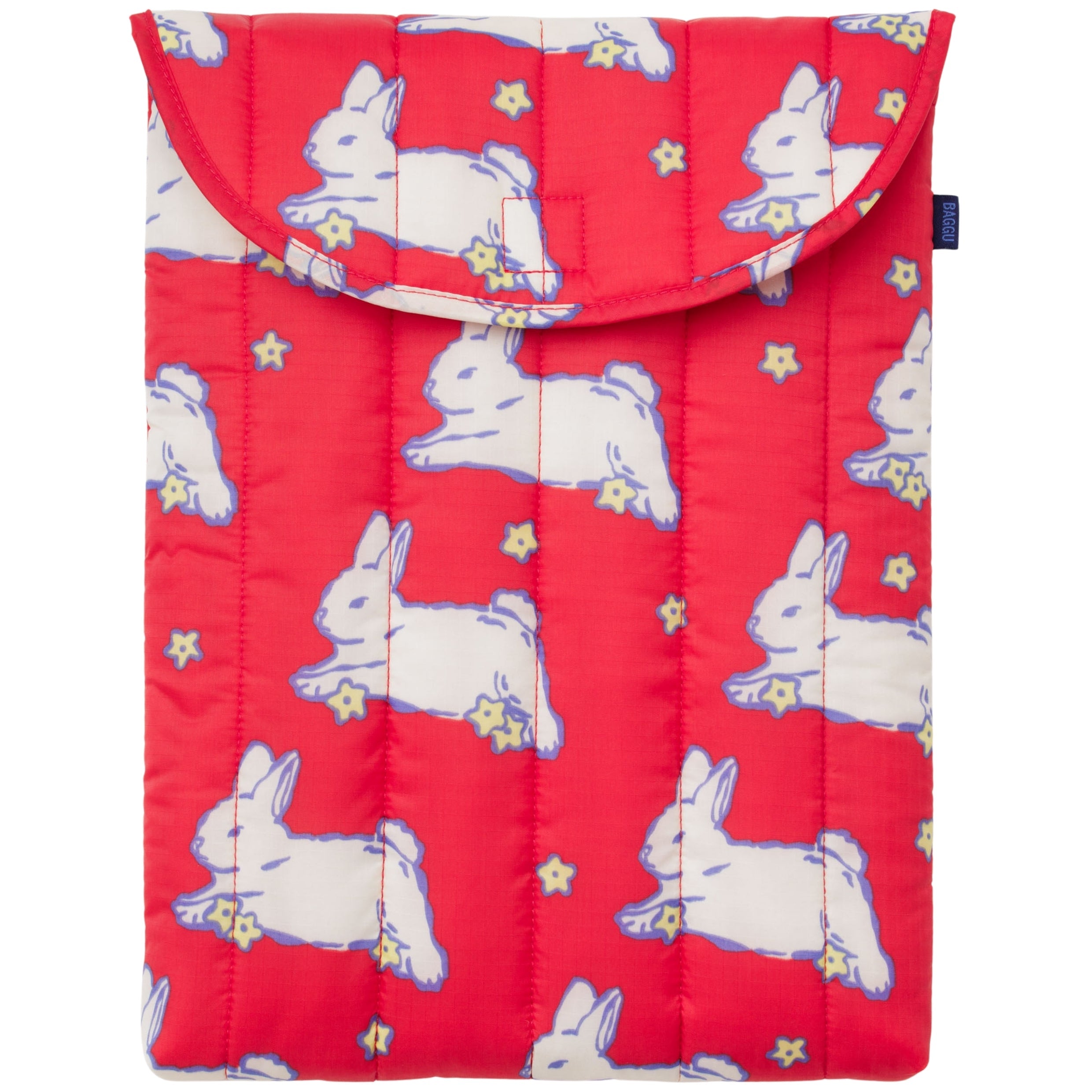 Baggu Puffy Laptop Sleeve 16" in Bunnies