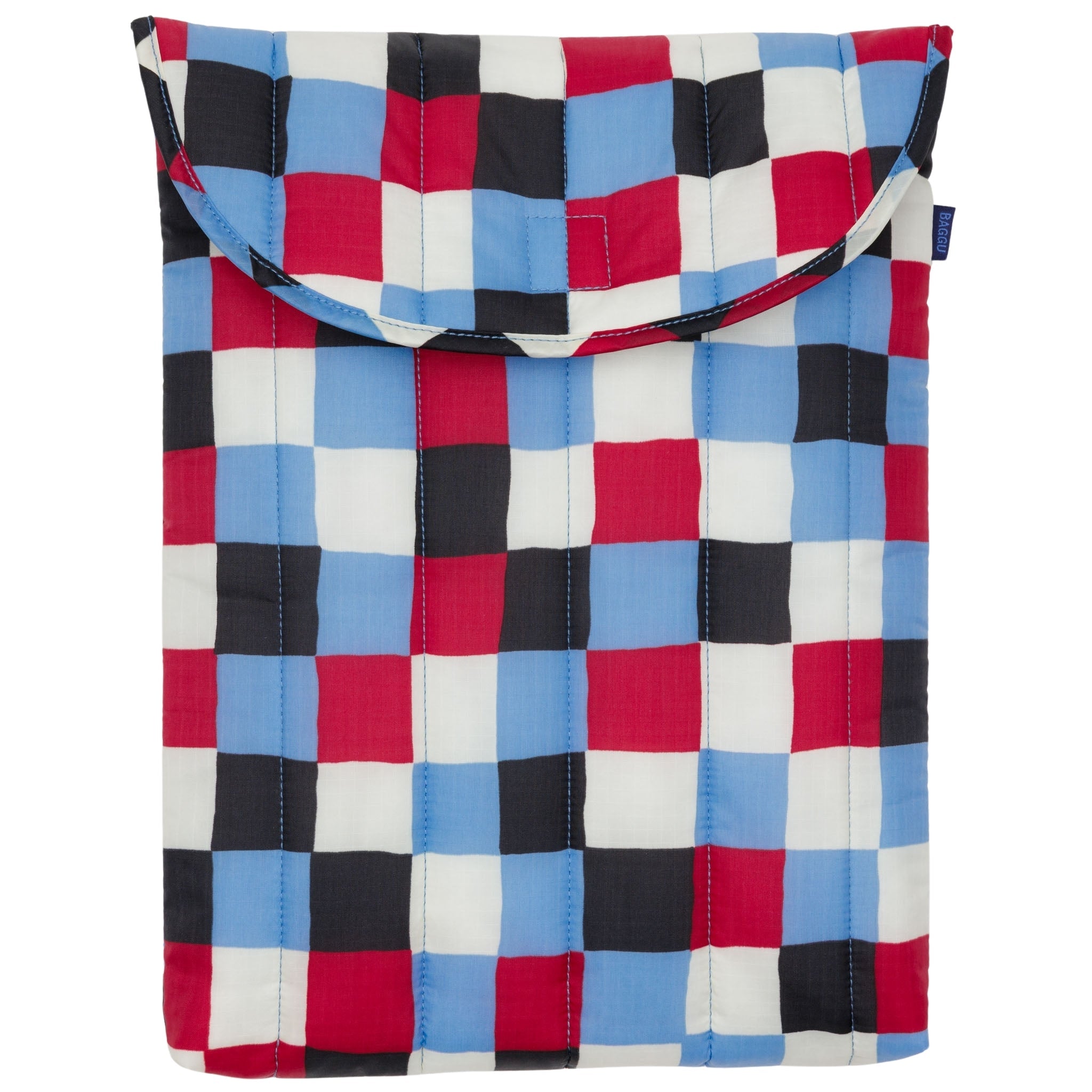 Baggu Puffy Laptop Sleeve 16" in Painted Check