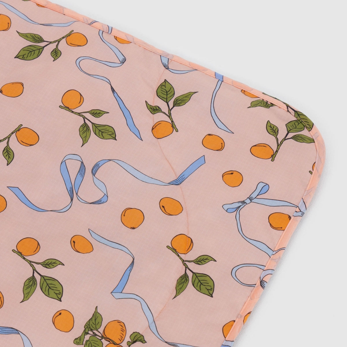 Baggu Puffy Picnic Blanket in Apricots &amp; Ribbons