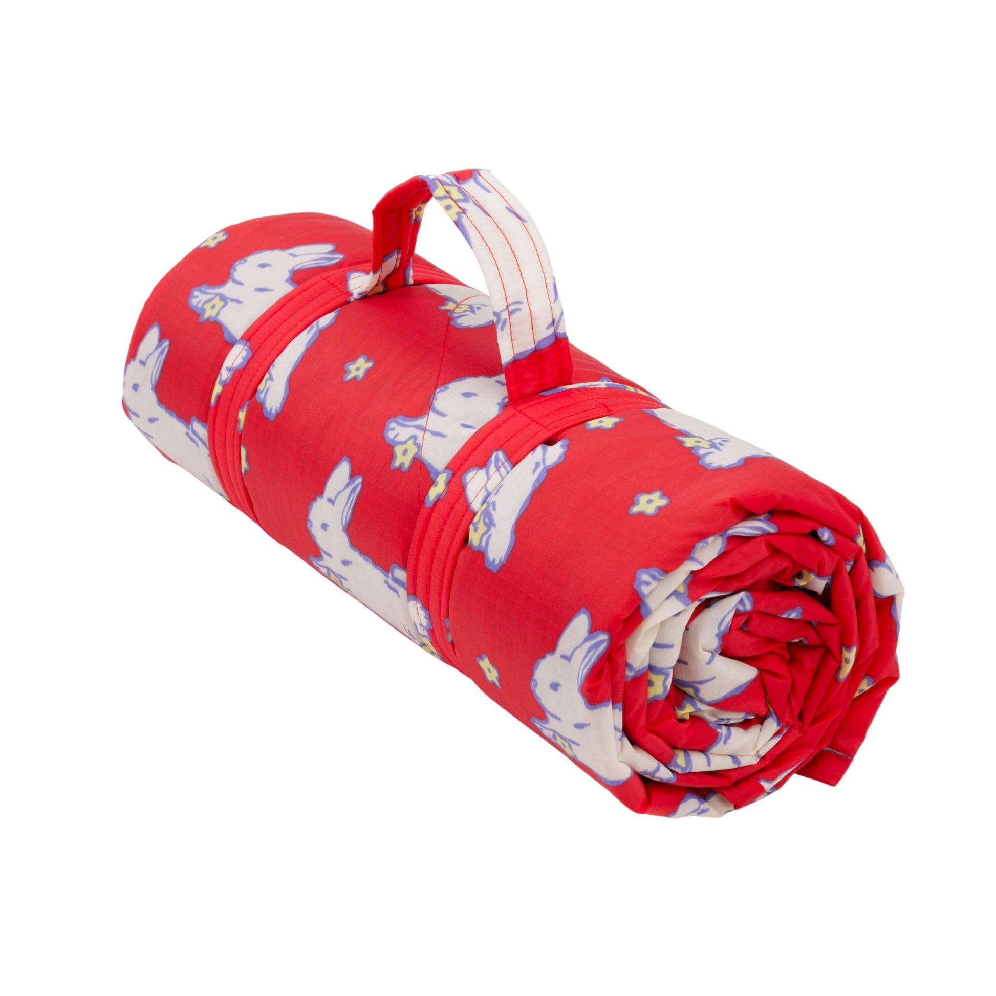 Baggu Puffy Picnic Blanket in Bunnies