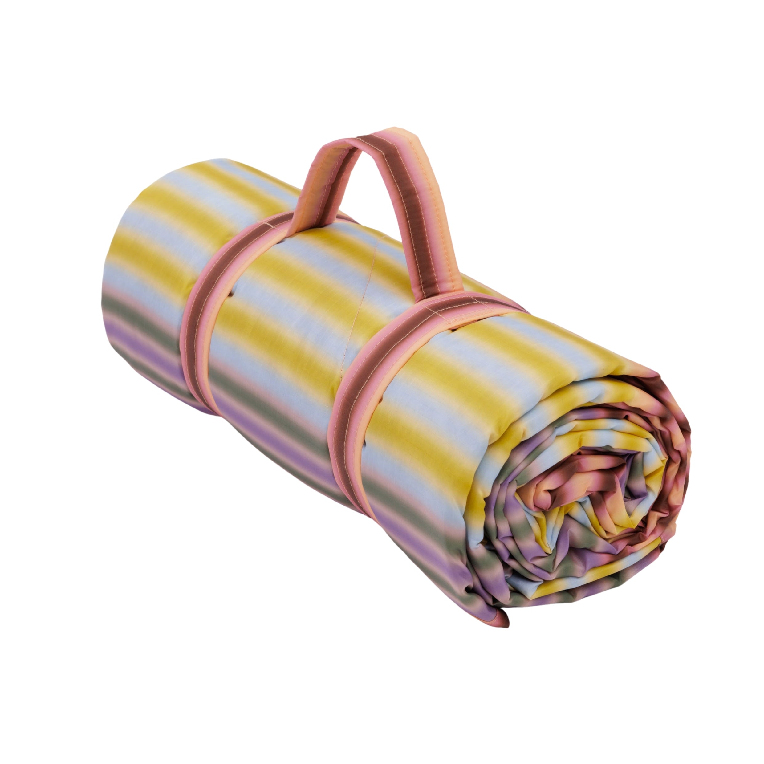 Baggu Puffy Picnic Blanket in Gradient Stripe Multi