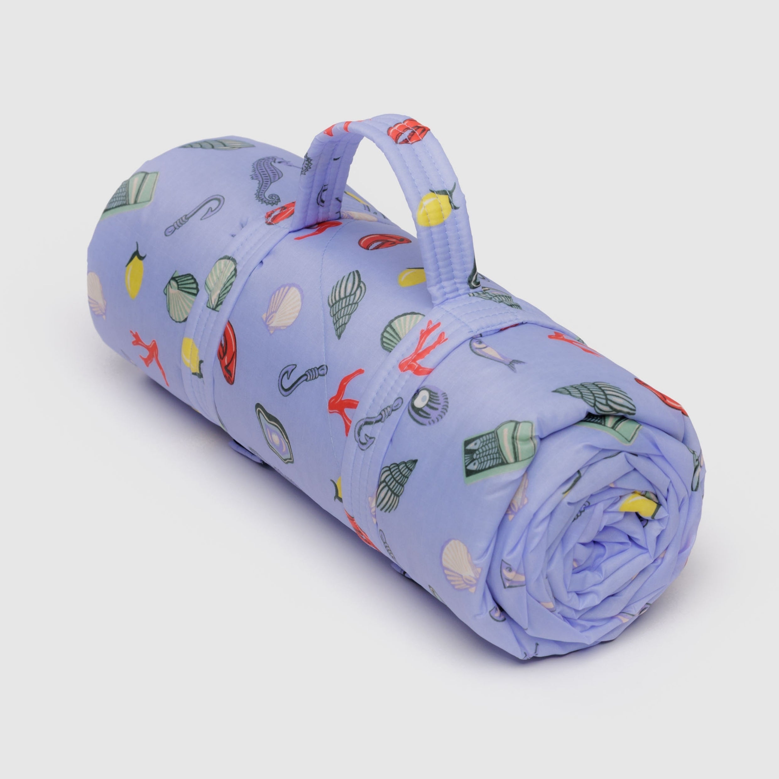 Baggu Puffy Picnic Blanket in Sea Charms
