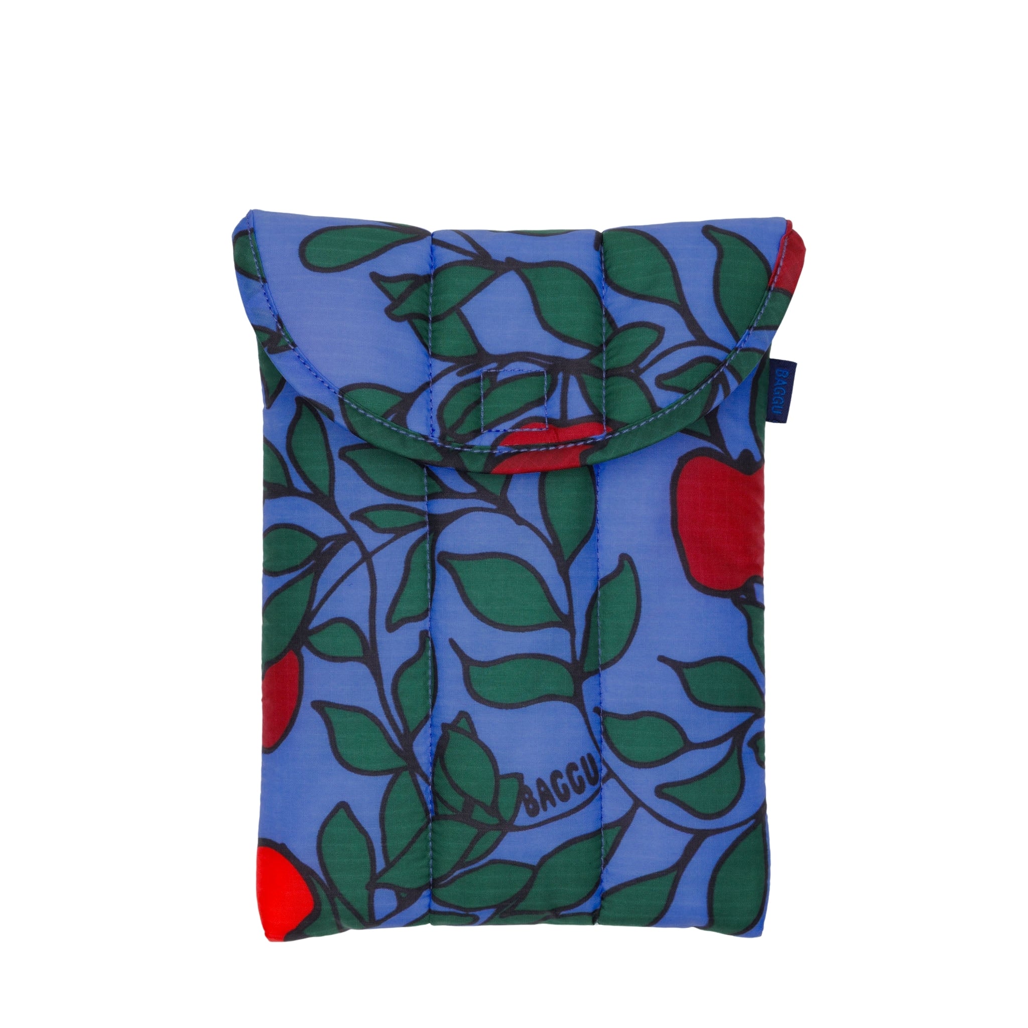 Baggu Puffy Tablet Sleeve in Apple Tree