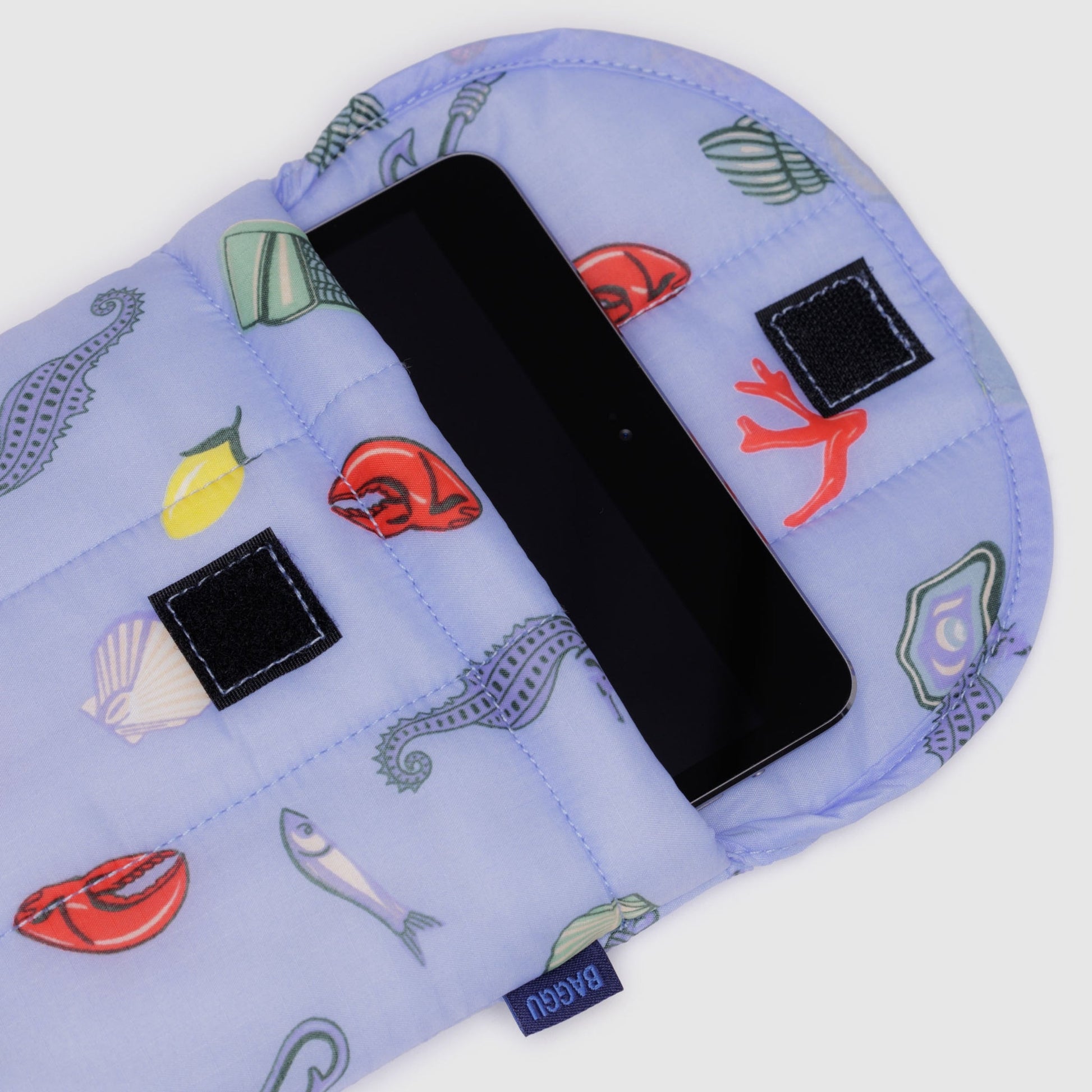 Baggu Puffy Tablet Sleeve in Sea Charms
