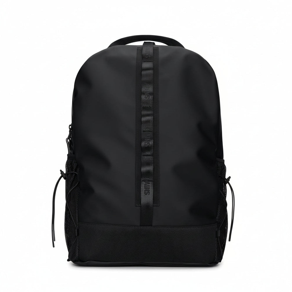 Rains Trail Clip Front Backpack in Black