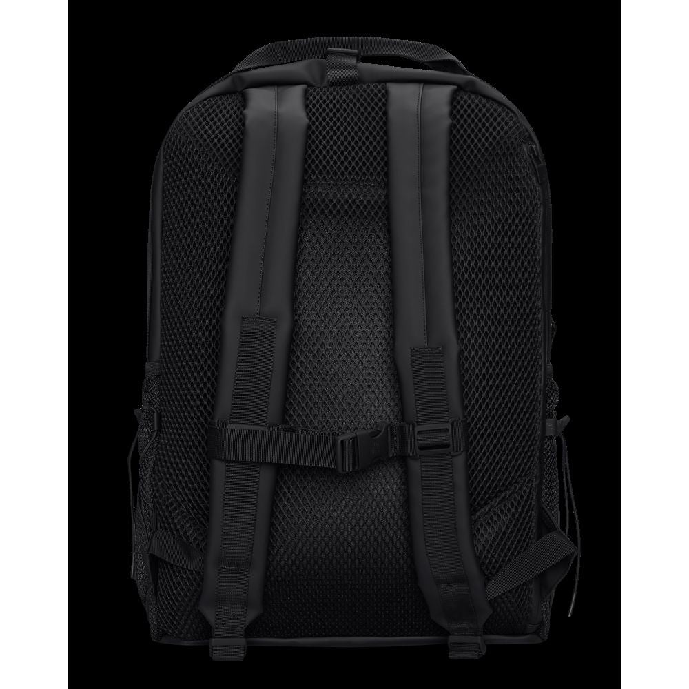 Rains Trail Clip Front Backpack in Black