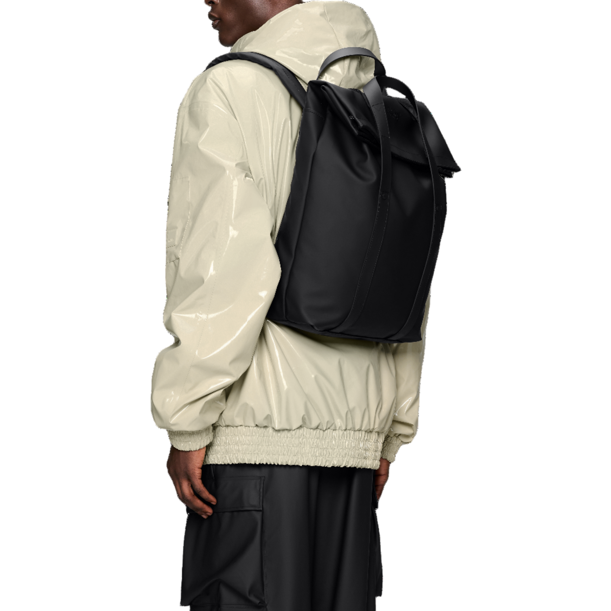 Rains 2 Way Tote Backpack in Black