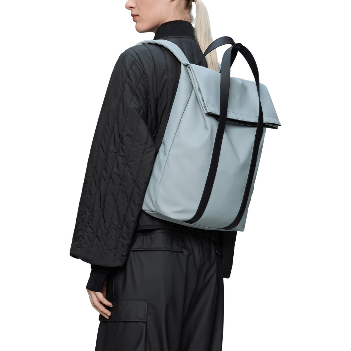 Rains 2 Way Tote Backpack in Pool
