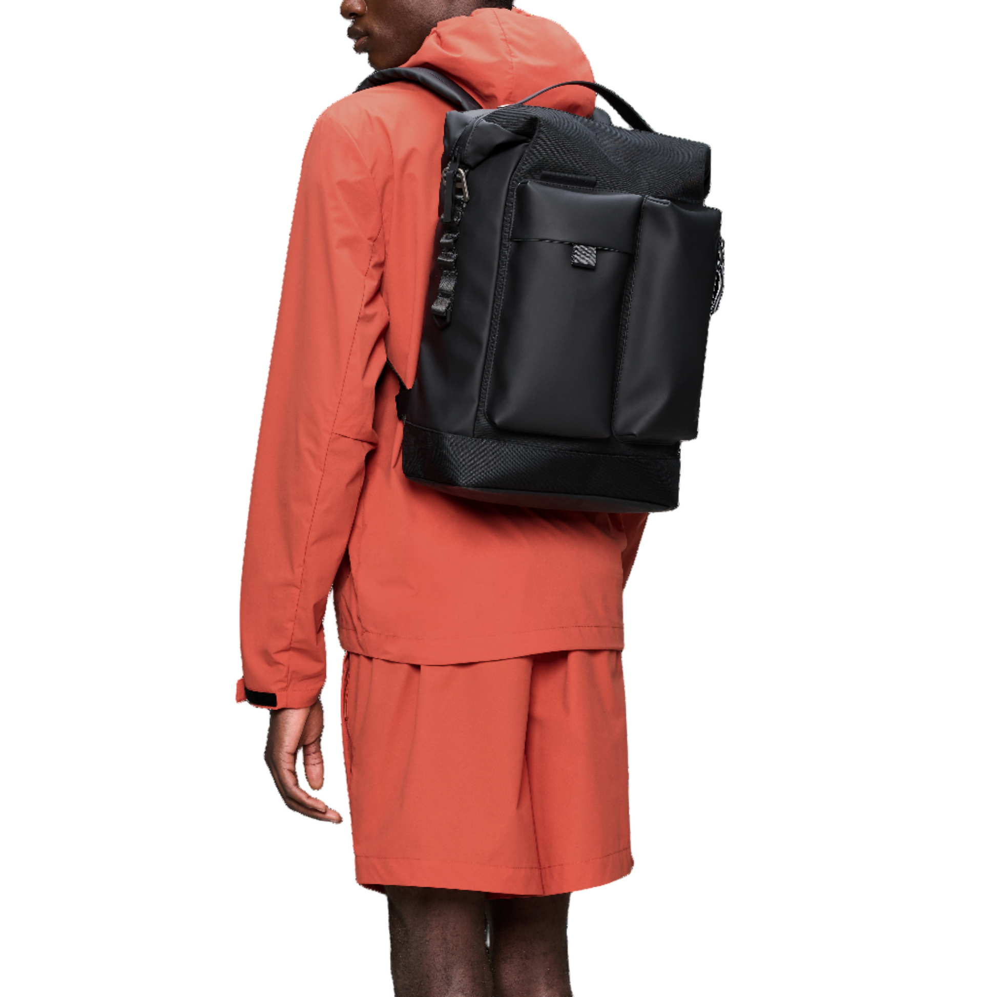 Rains Otaru Backpack in Black