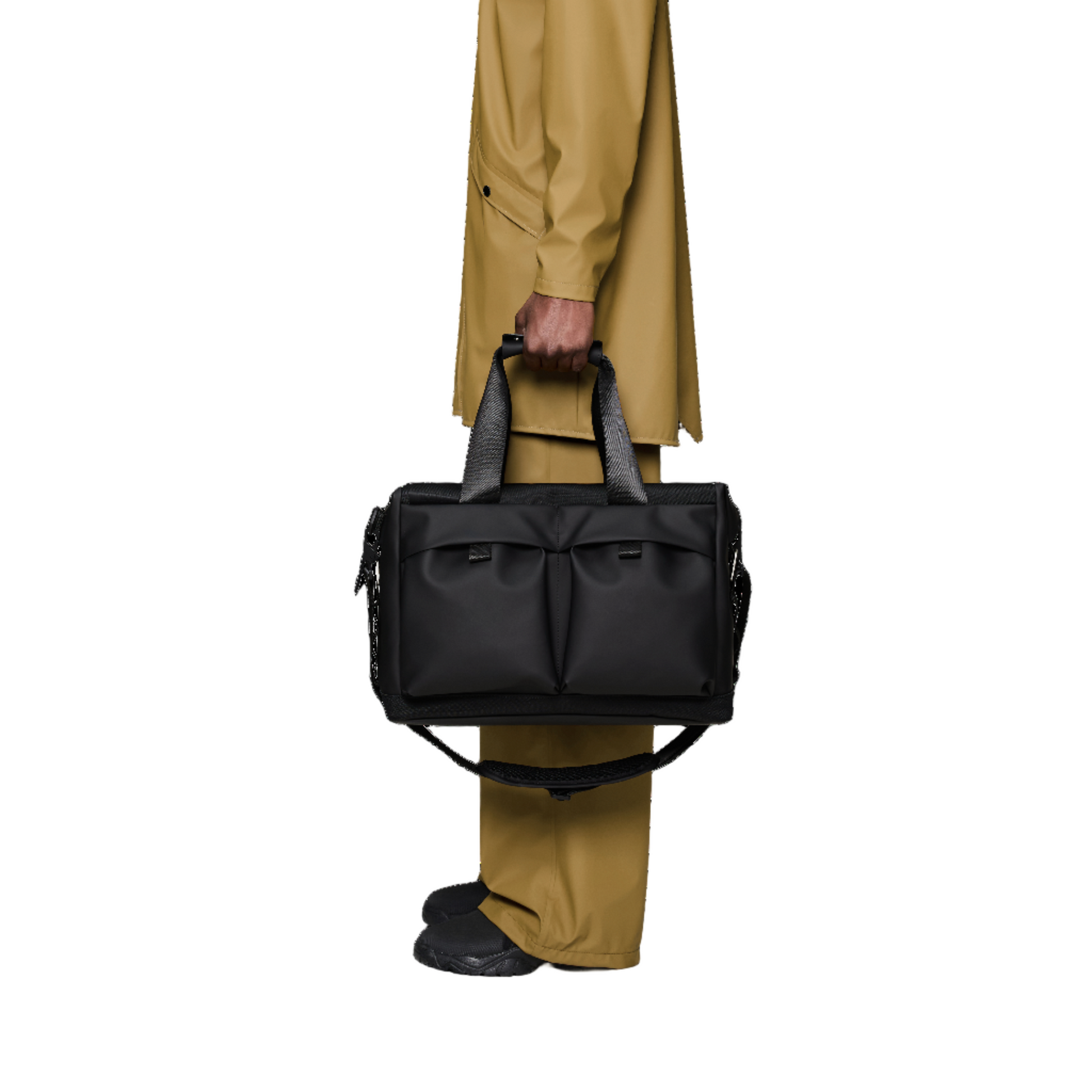 Rains Otaru Weekend Bag Small in Black