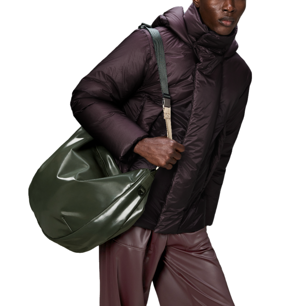 Rains Valera Shoulder Bag Large in Swamp