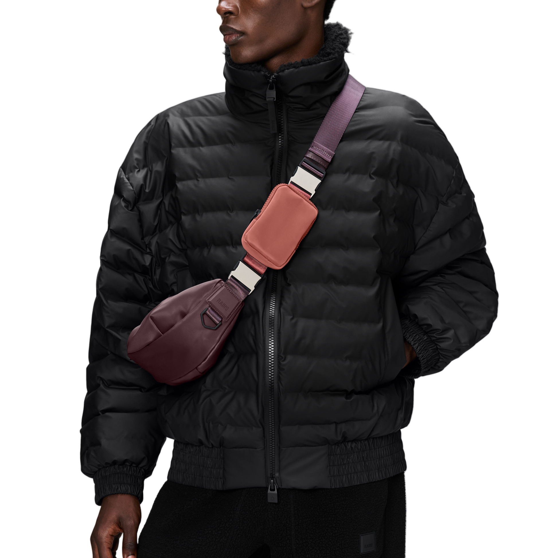 Rains Valera Shoulder Bag Mini in Depth