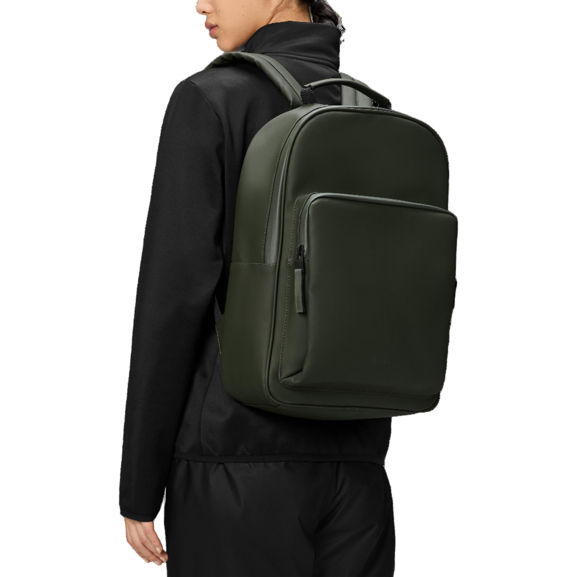Rains Book Daypack Large in Green