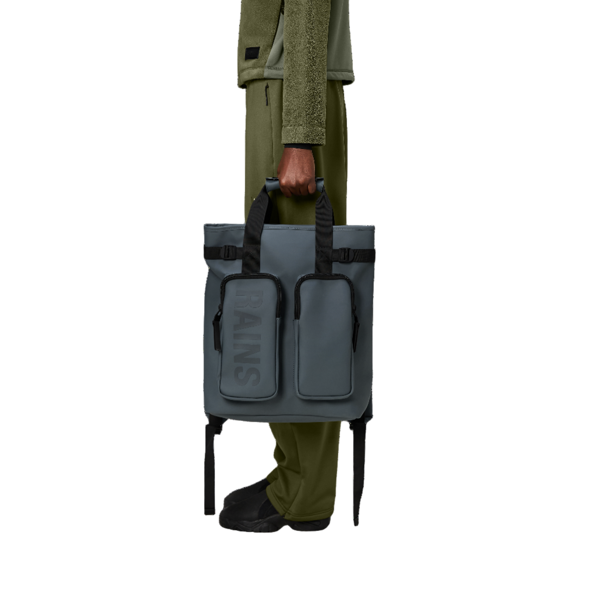 Rains Texel Tote Backpack in Lagoon