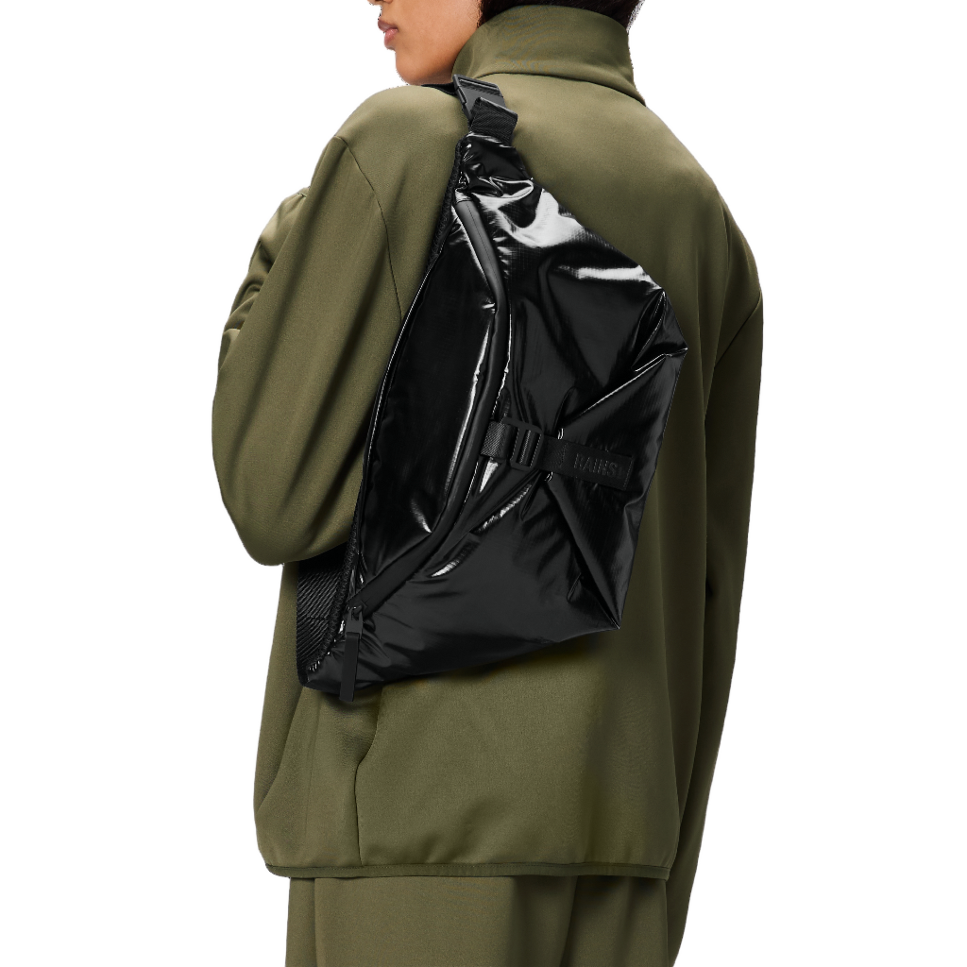 Rains Sibu Bum Bag Large in Black