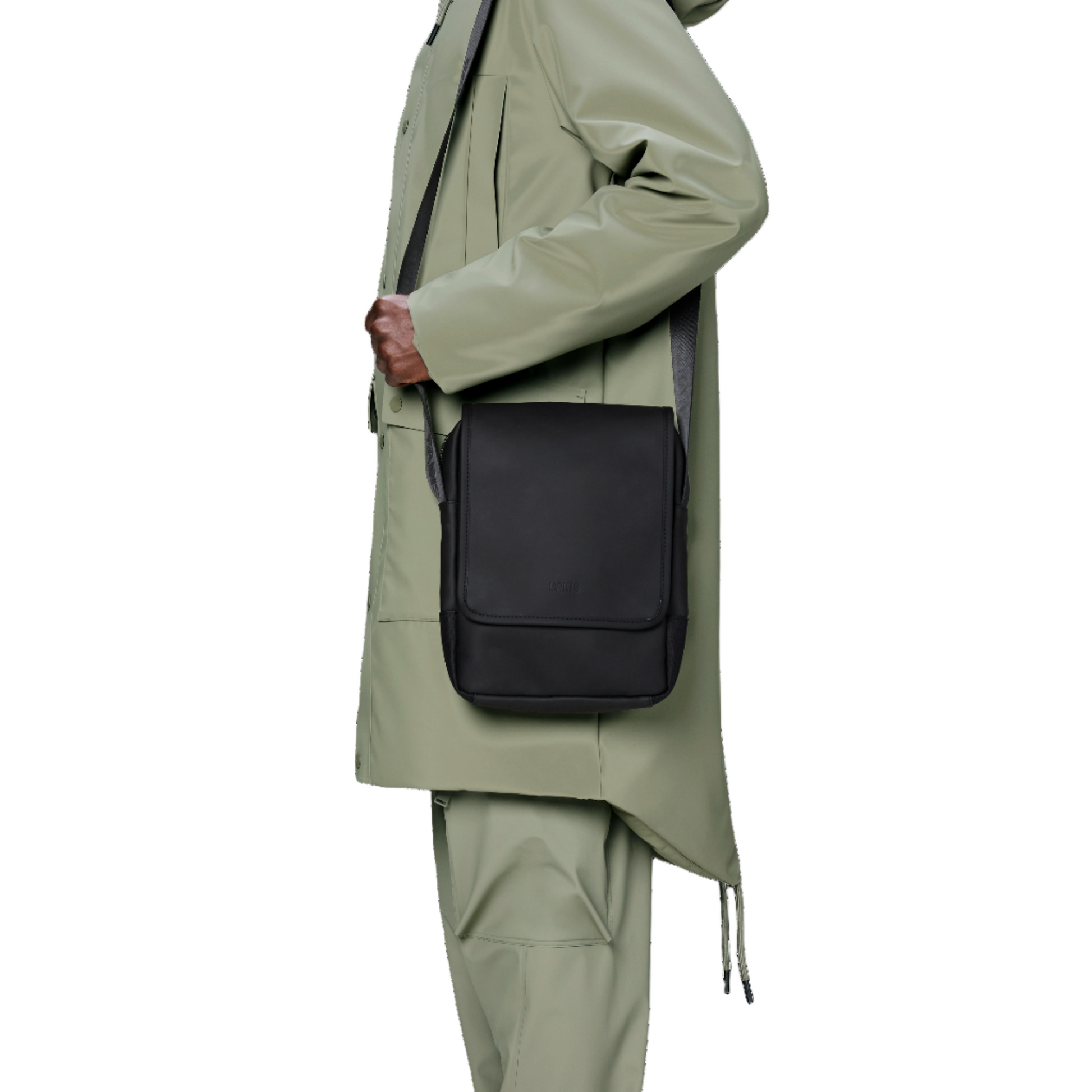 Rains Trail Reporter Bag in Black