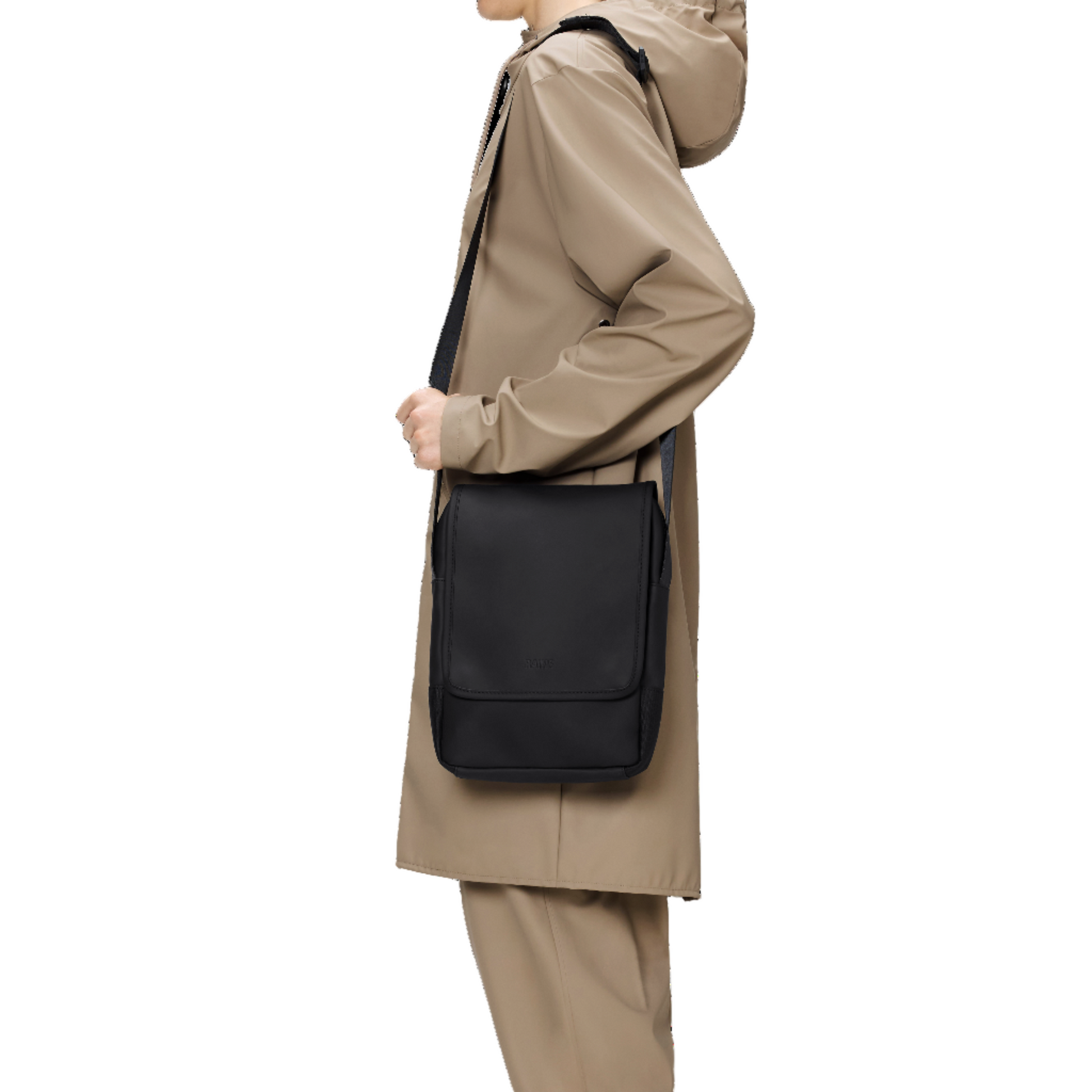 Rains Trail Reporter Bag in Black