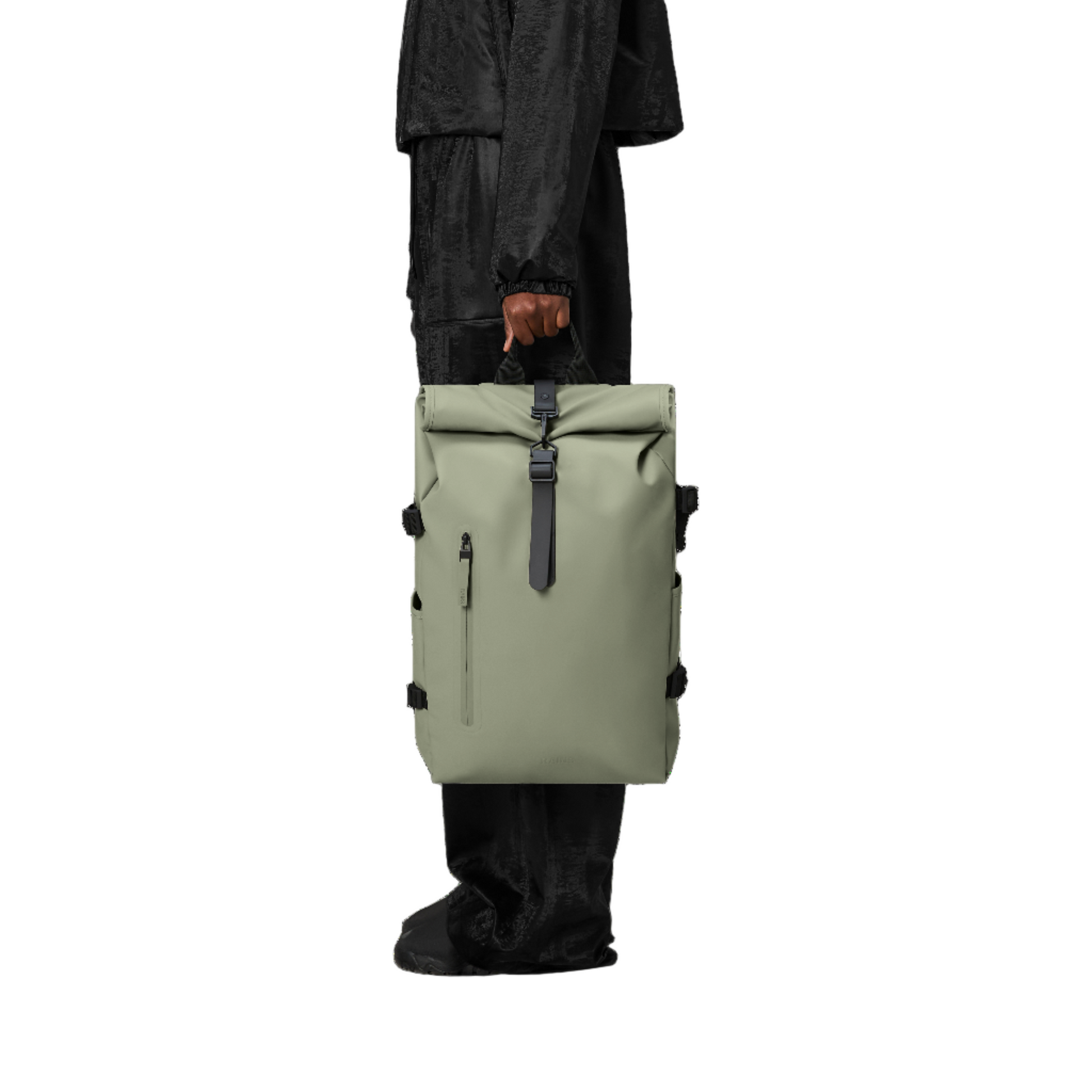 Rains Rolltop Rucksack Large in Drift