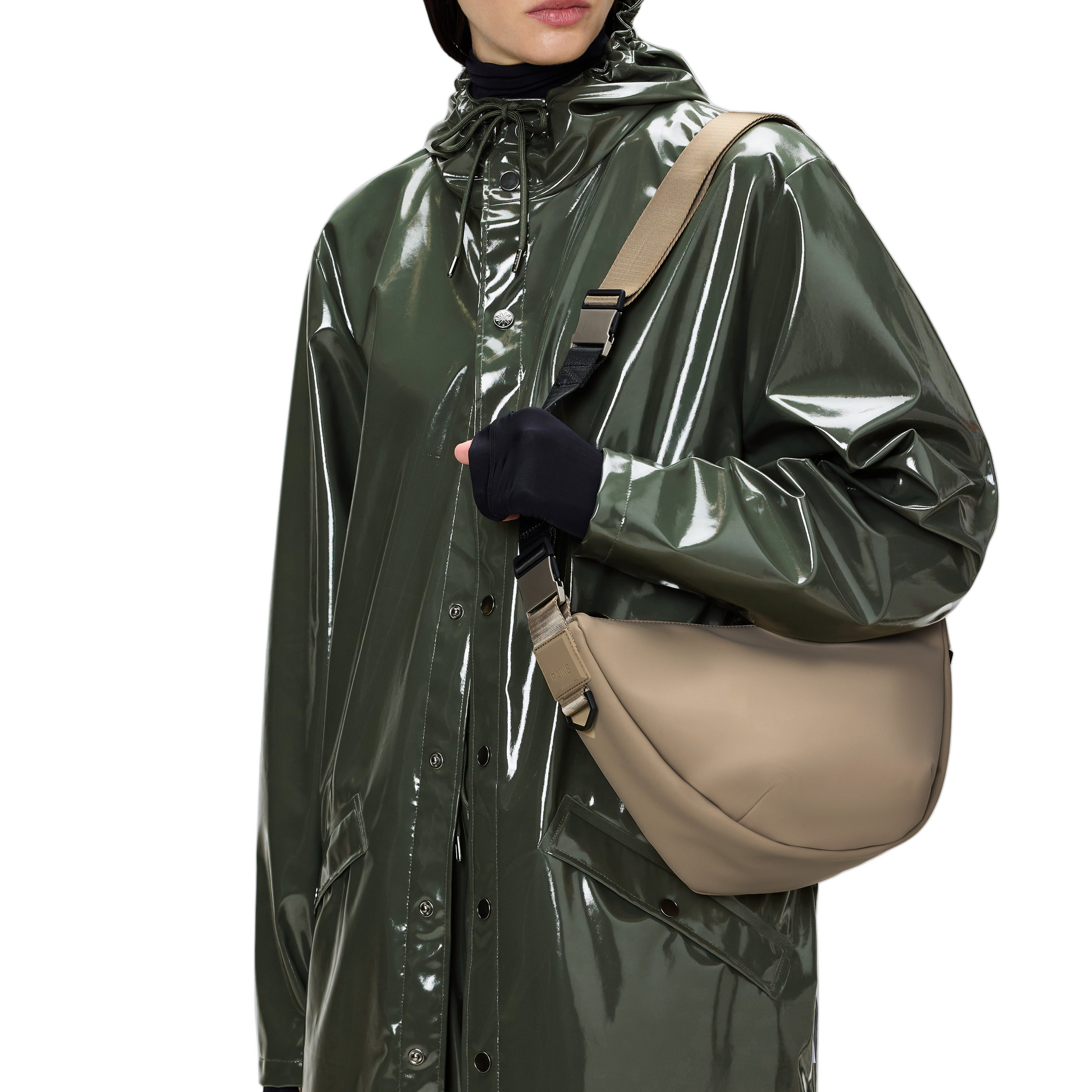 Rains Valera Shoulder Bag in Beige