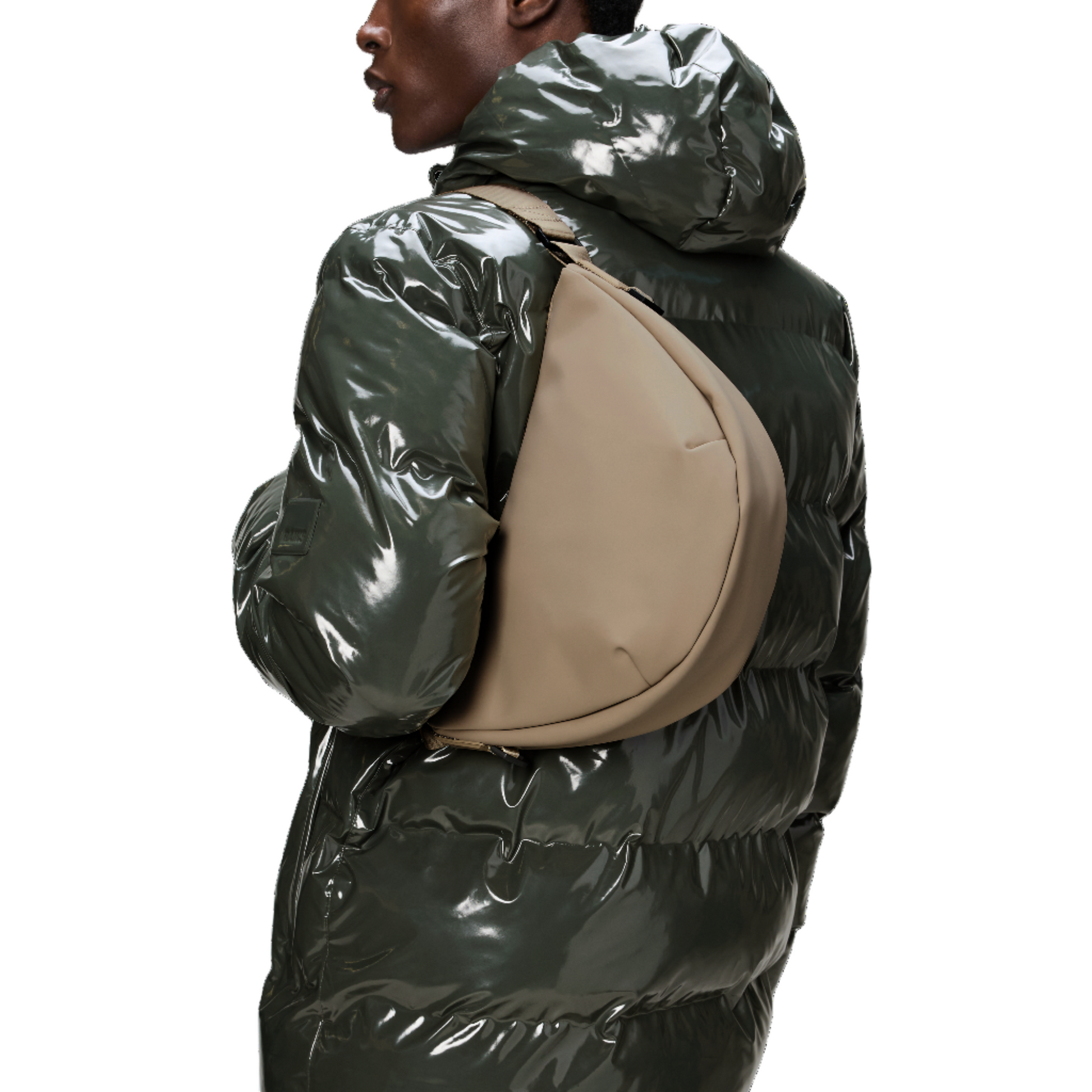 Rains Valera Shoulder Bag in Beige