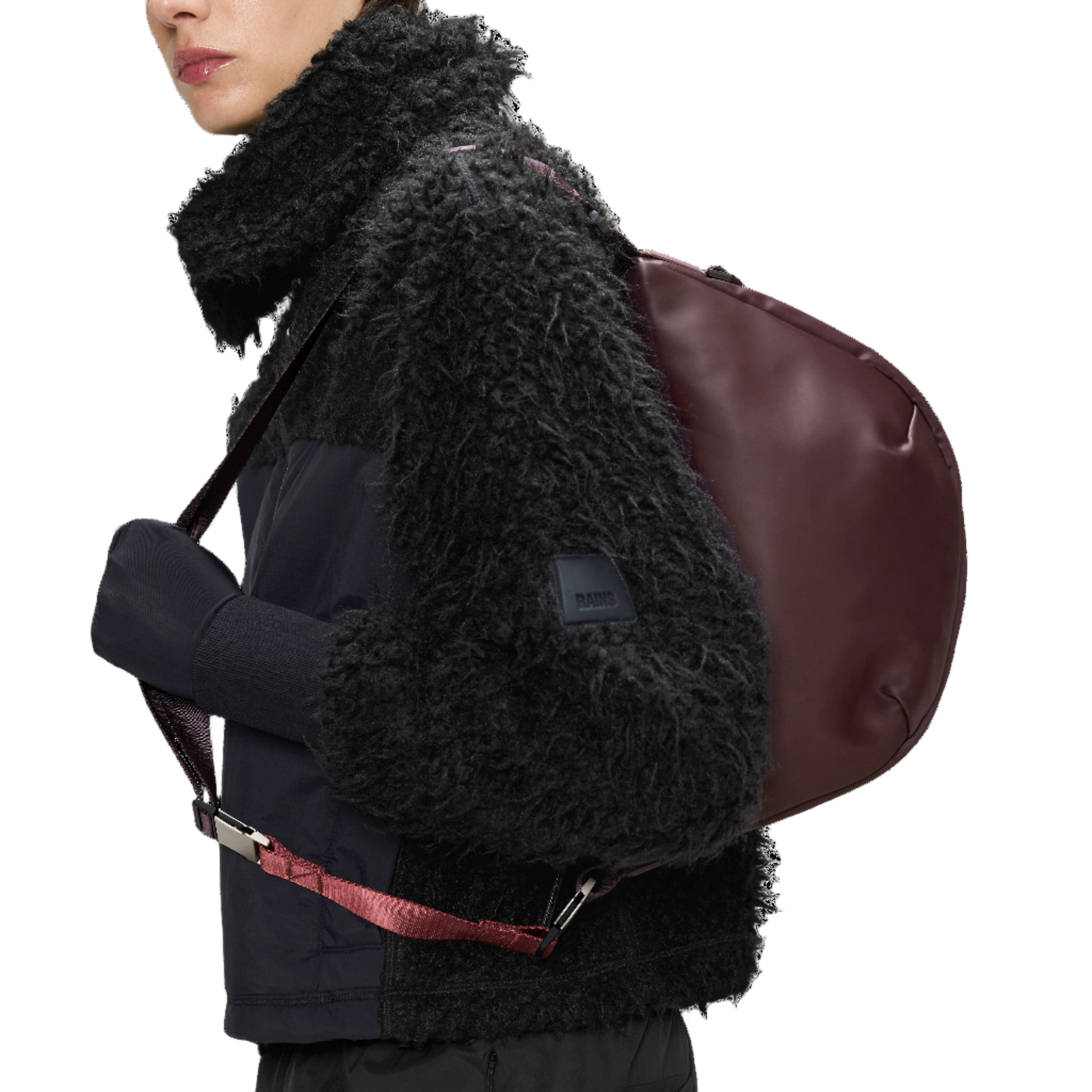 Rains Valera Shoulder Bag in Depth