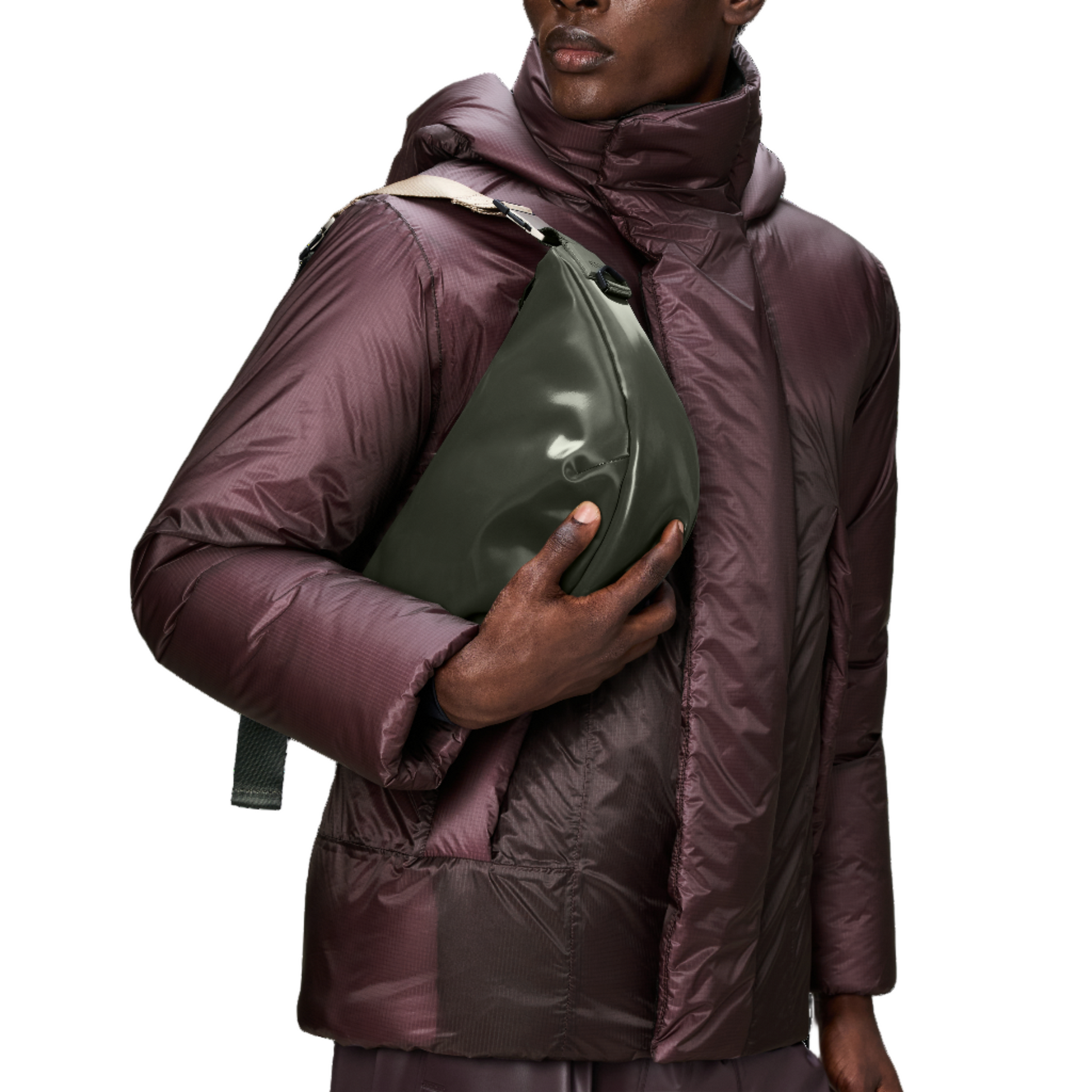 Rains Valera Shoulder Bag in Swamp