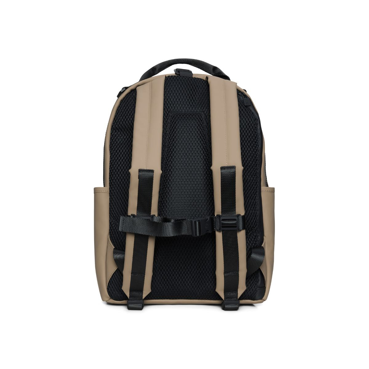 Rains Clip Front Backpack in Beige