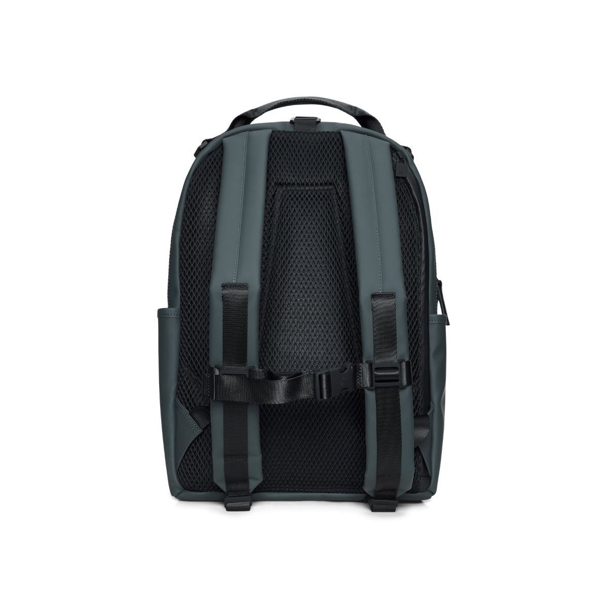 Rains Clip Front Backpack in Dark Grey